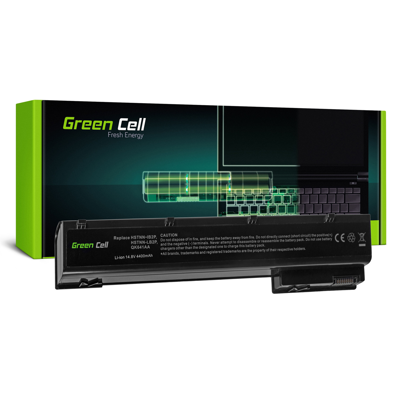 Greencell Laptop Battery for HP EliteBook 8560w 8570w 8760w 8770w 14.4V 4400mAh