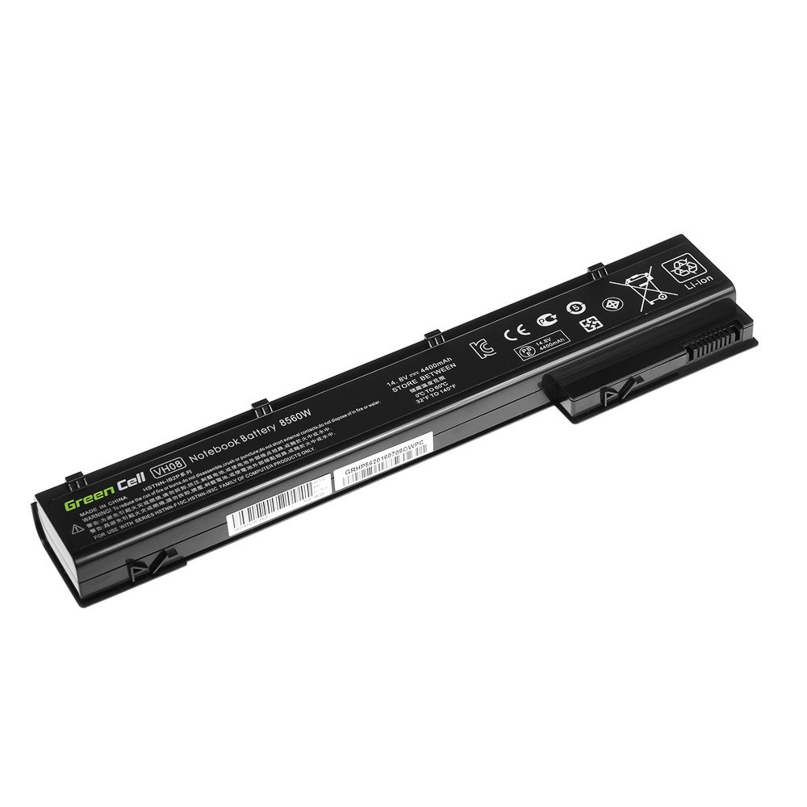 Greencell Laptop Battery for HP EliteBook 8560w 8570w 8760w 8770w 14.4V 4400mAh