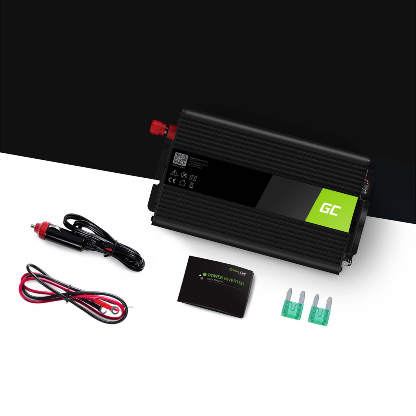 Greencell Car Voltage Inverter 12V to 230V 500W/6000W