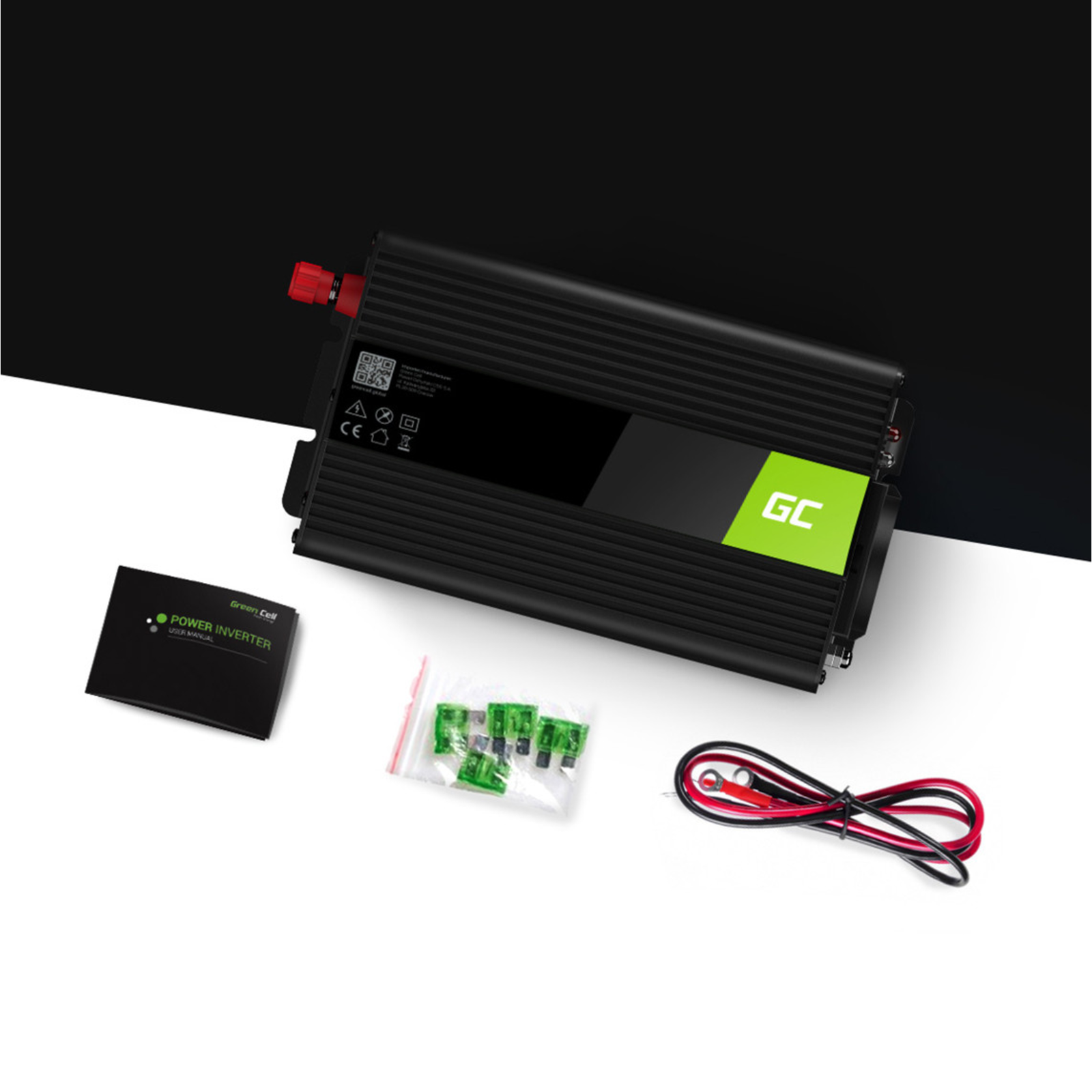Greencell Car Voltage Inverter 12V to 220V 1000W