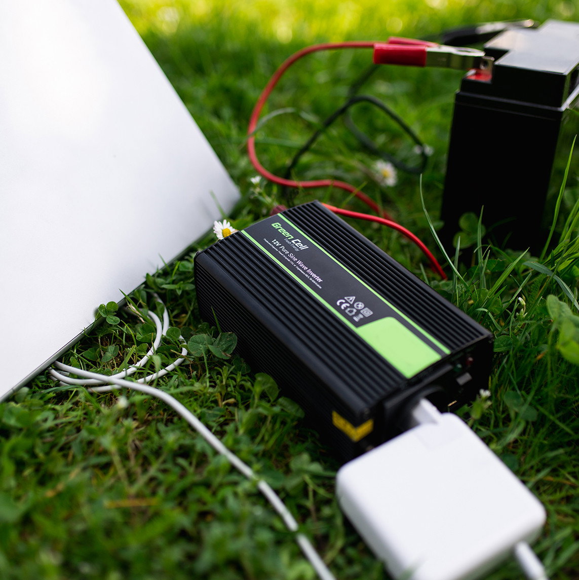 Greencell Car Voltage Inverter 24V to 230V 2000W