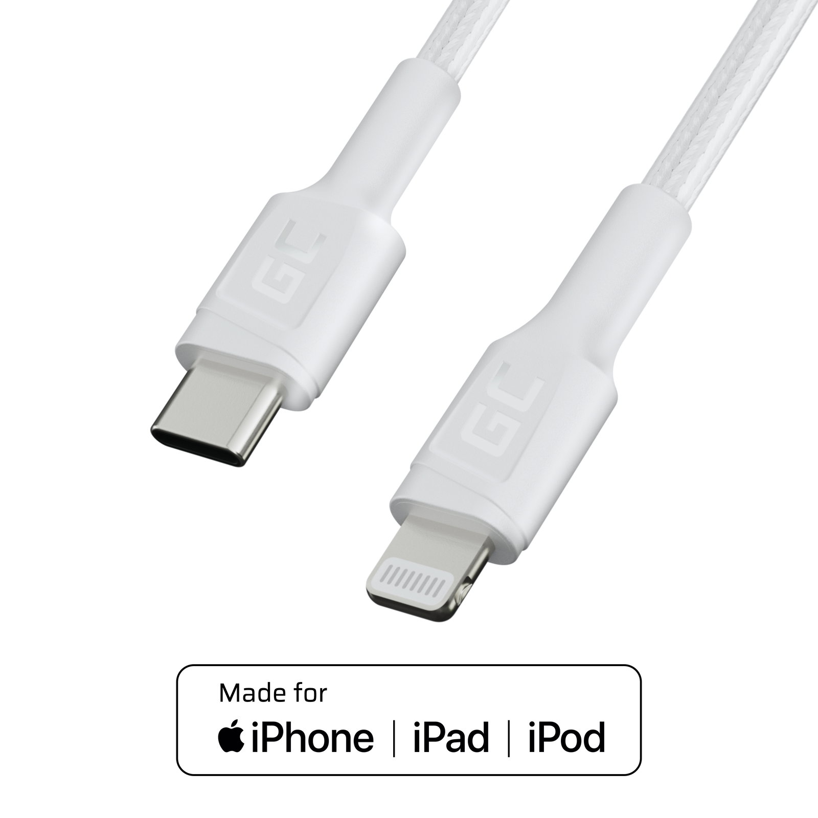Greencell USB-C Lightning MFi 1m for Apple IPhone