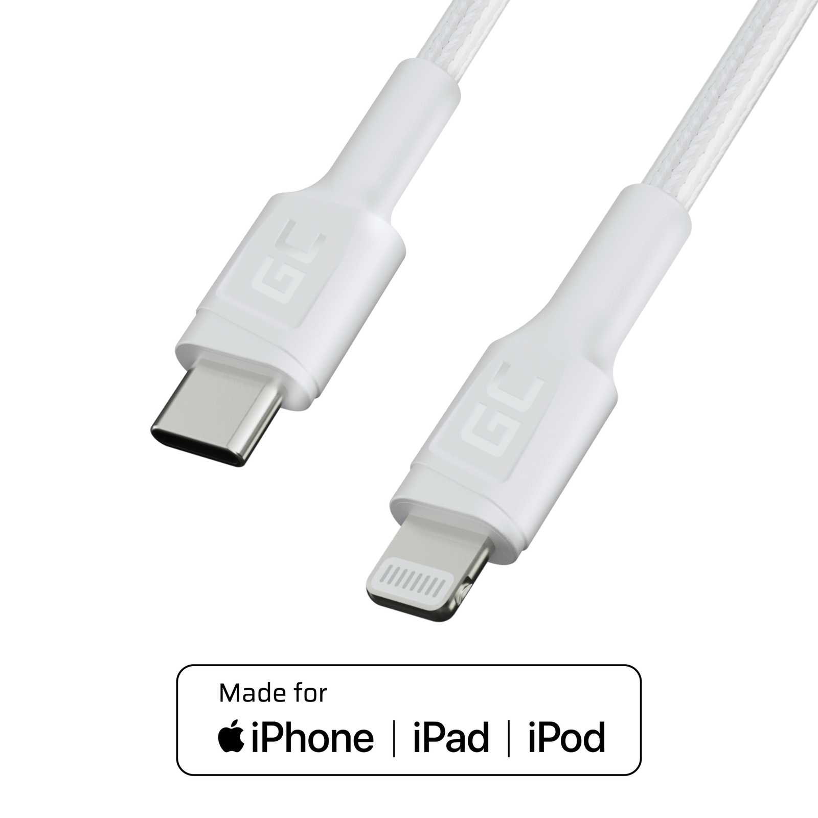 Greencell USB-C Lightning MFi 1m for Apple IPhone