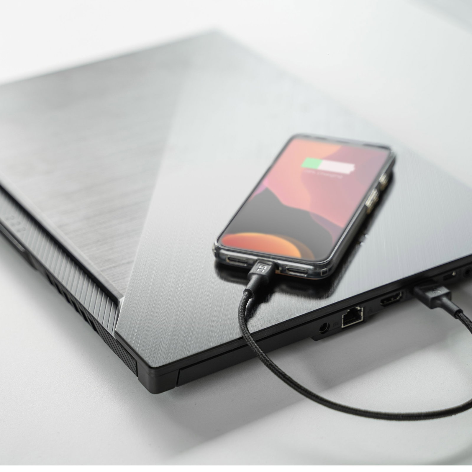 Greencell Powerstream Cable USB-A Micro USB Ultra Charge QC 2.4 200cm