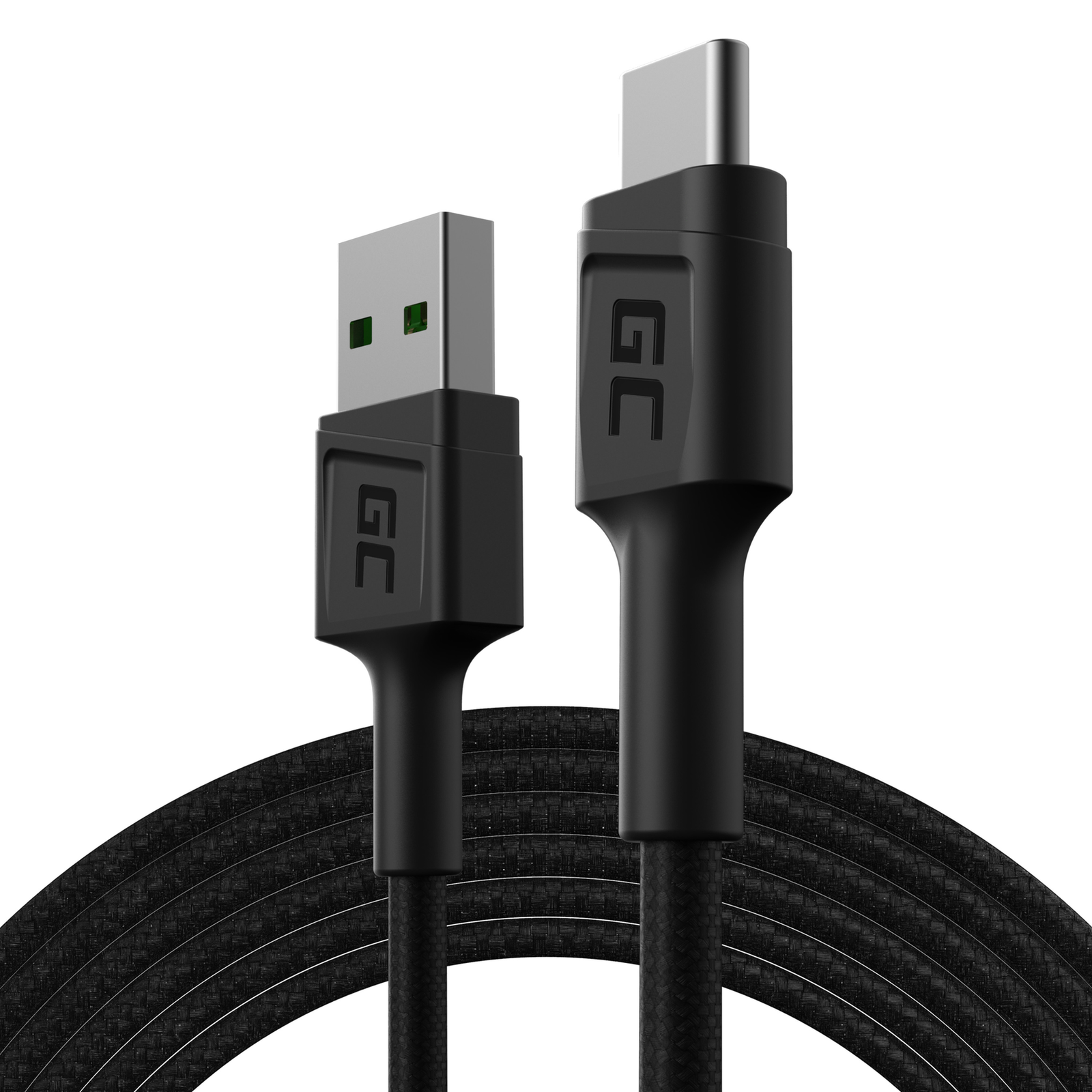 Greencell Powerstream Cable USB-A USB-C Ultra Charge QC 3.0 200cm