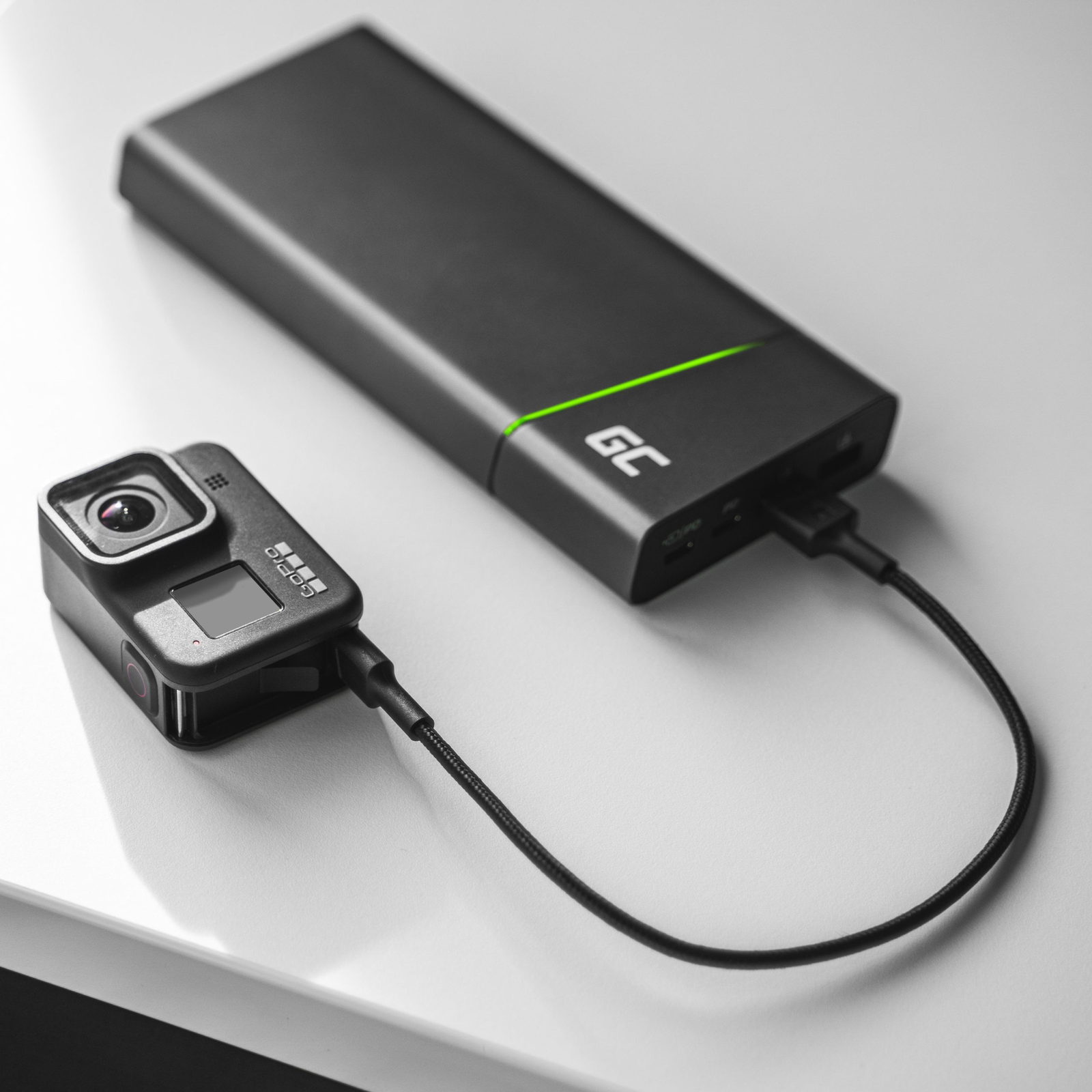 Greencell Powerstream Cable USB-A USB-C Ultra Charge QC 3.0 200cm