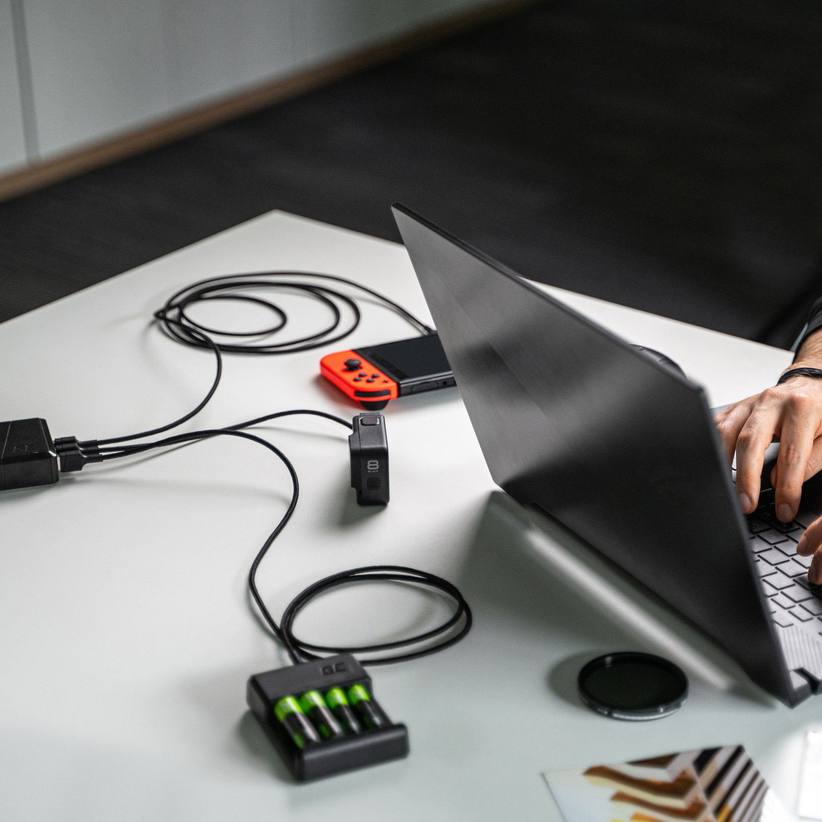 Greencell Powerstream Cable USB-A Micro USB Ultra Charge QC 3.0 120cm
