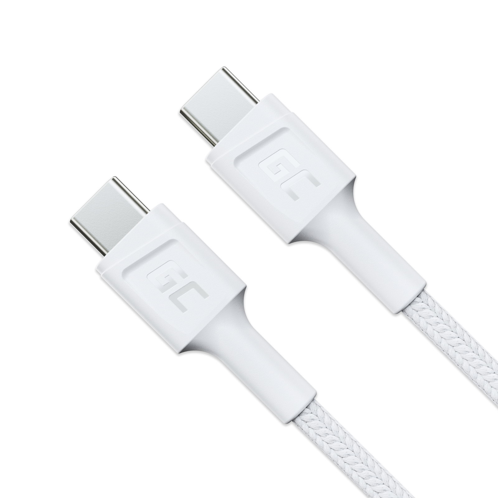 Greencell White USB-C Type C 30cm Power Delivery 60W QC 3.0