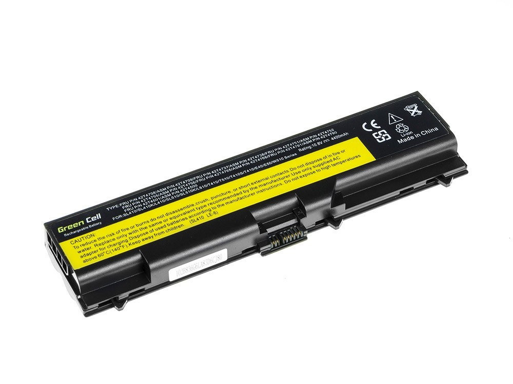 Greencell Laptop Battery for Lenovo ThinkPad T410 T520 W510 11.1V 4400mAh