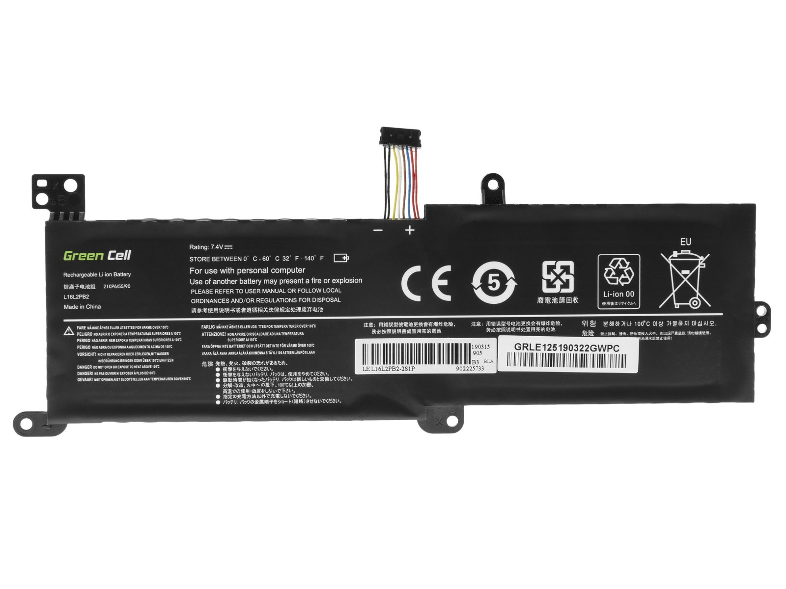 Greencell Laptop Battery for Lenovo IdeaPad 320-14IKB 320-15ABR 7.4V 3500mAh