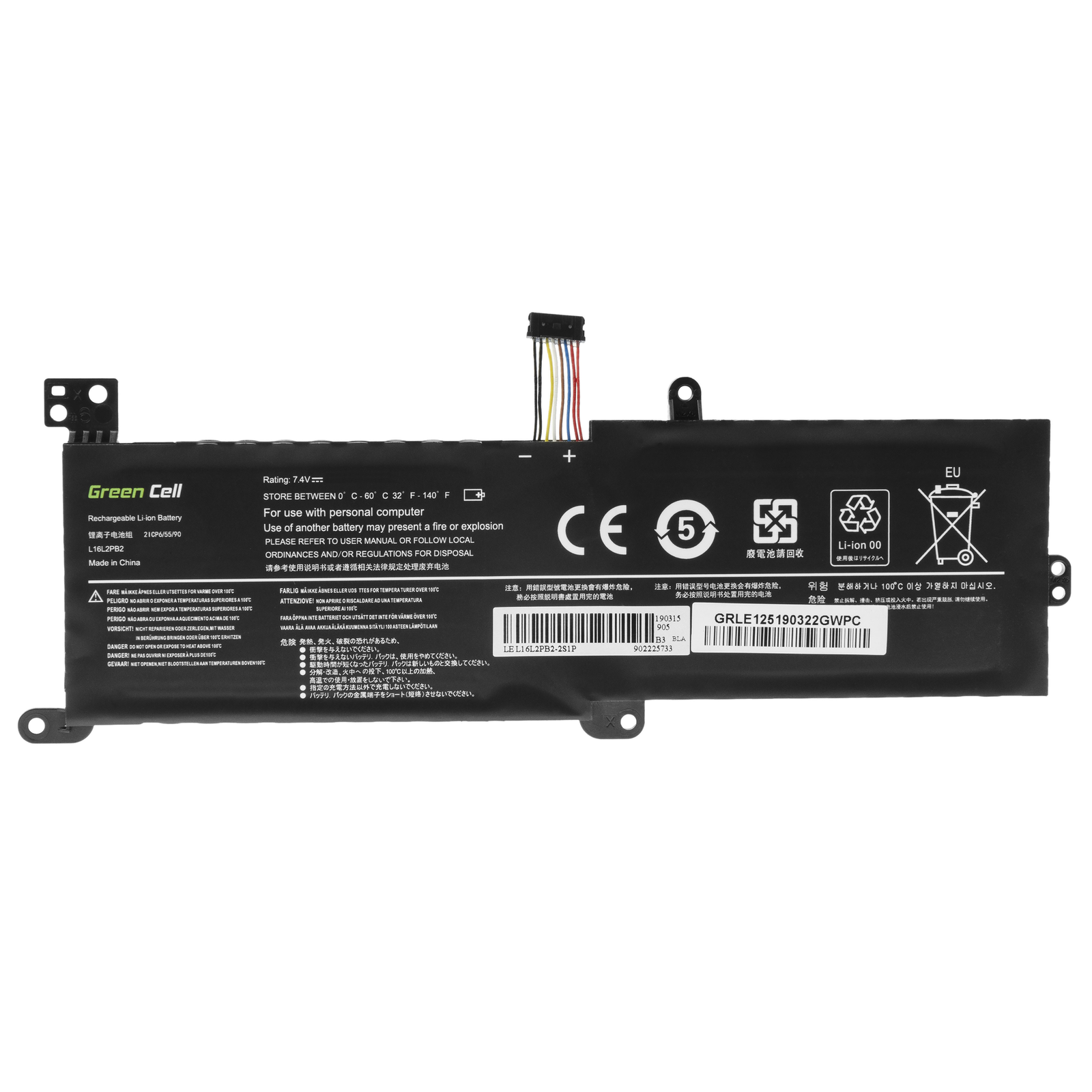 Greencell Laptop Battery for Lenovo IdeaPad 320-14IKB 320-15ABR 7.4V 3500mAh