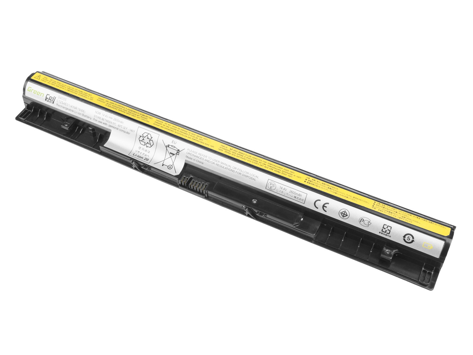Greencell PRO Laptop Battery for Lenovo Essential G400s G405s G500 14.4V 2600mAh