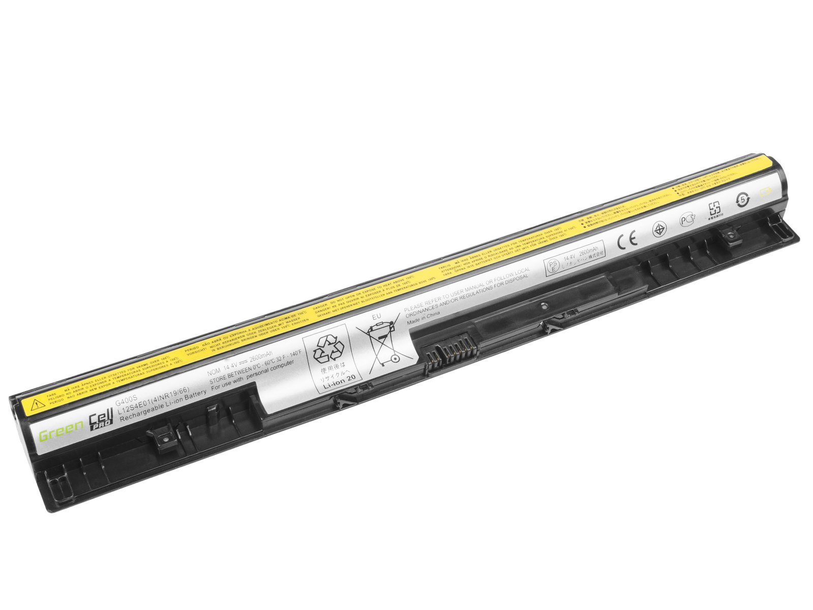 Greencell PRO Laptop Battery for Lenovo Essential G400s G405s G500 14.4V 2600mAh
