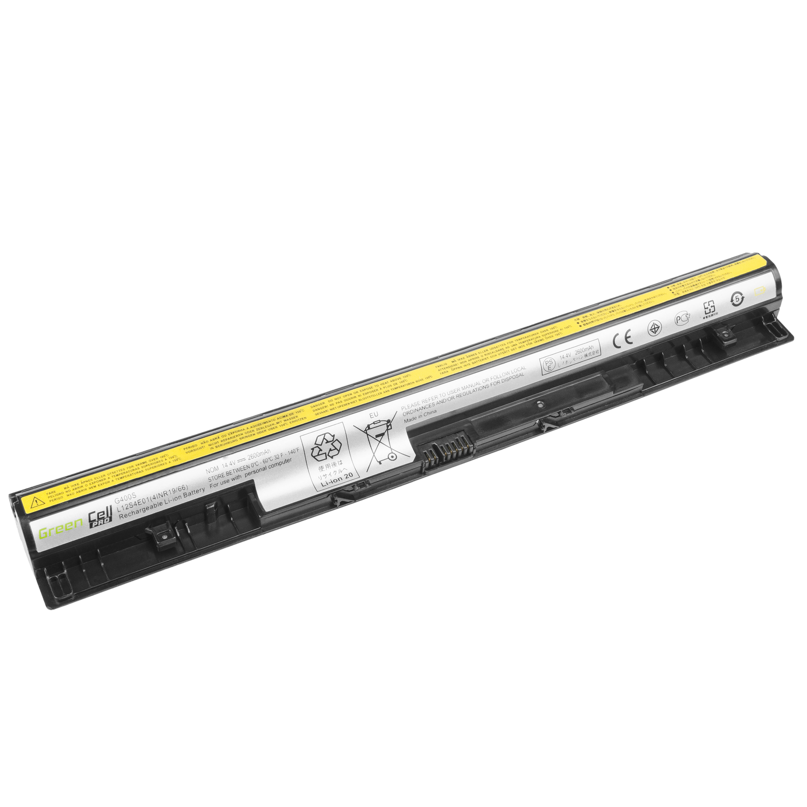 Greencell PRO Laptop Battery for Lenovo Essential G400s G405s G500 14.4V 2600mAh