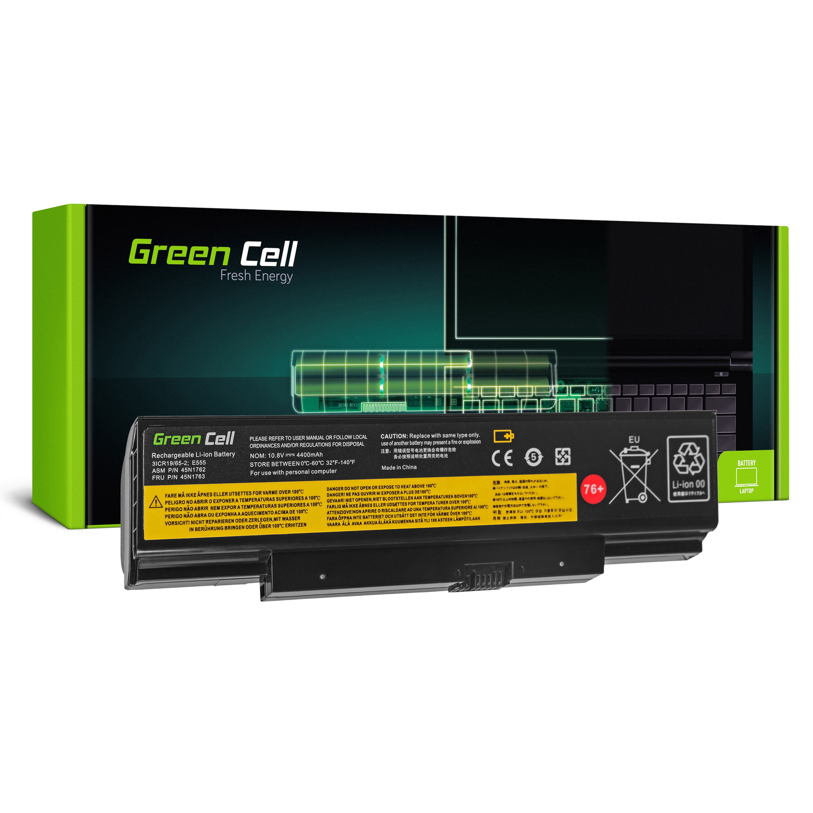 Greencell Laptop Battery for Lenovo ThinkPad Edge E550 E550c E555 11.1V 4400mAh