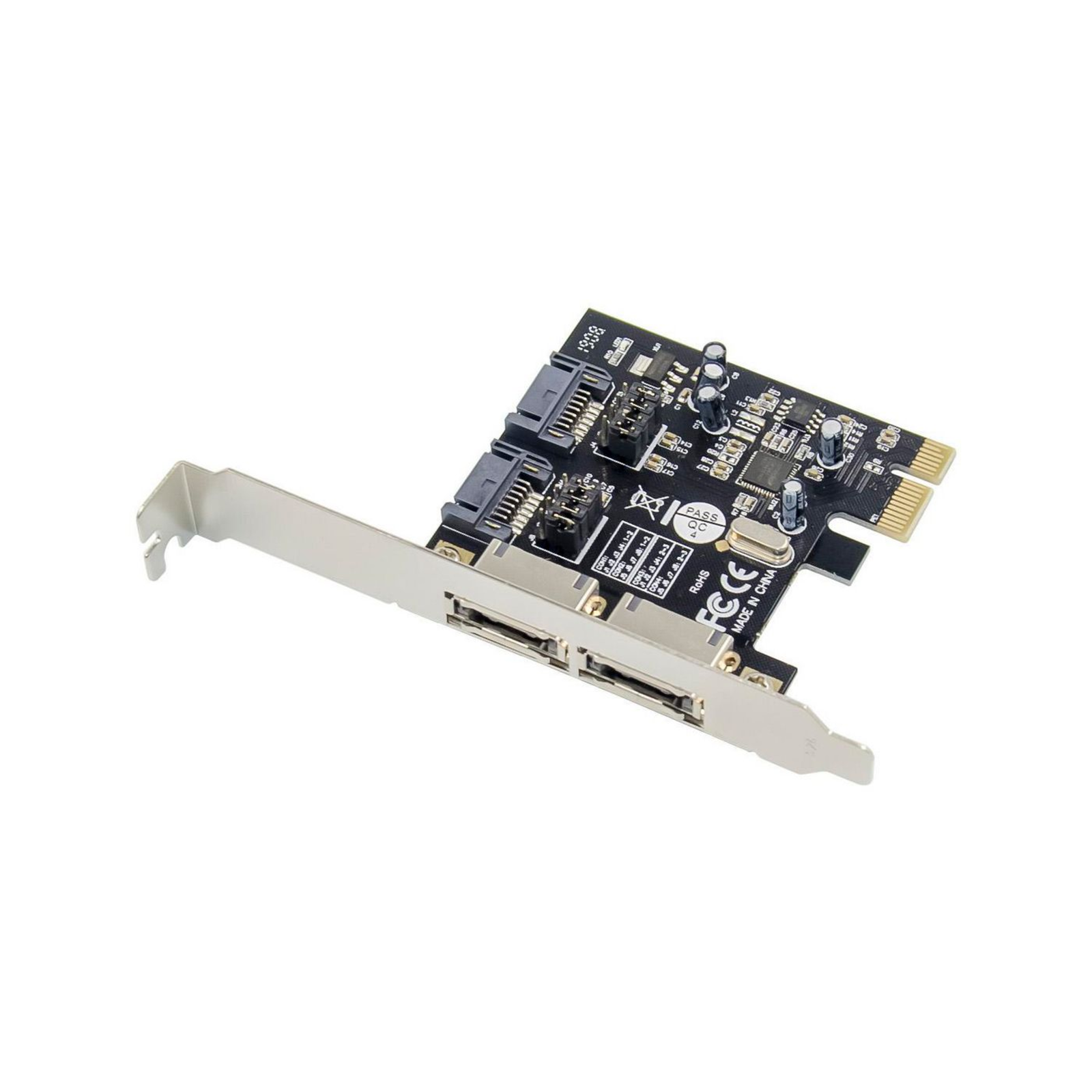 Micro Connect Controller 2 Port SATA3.0 PCIe Card Main Chip ASM1061