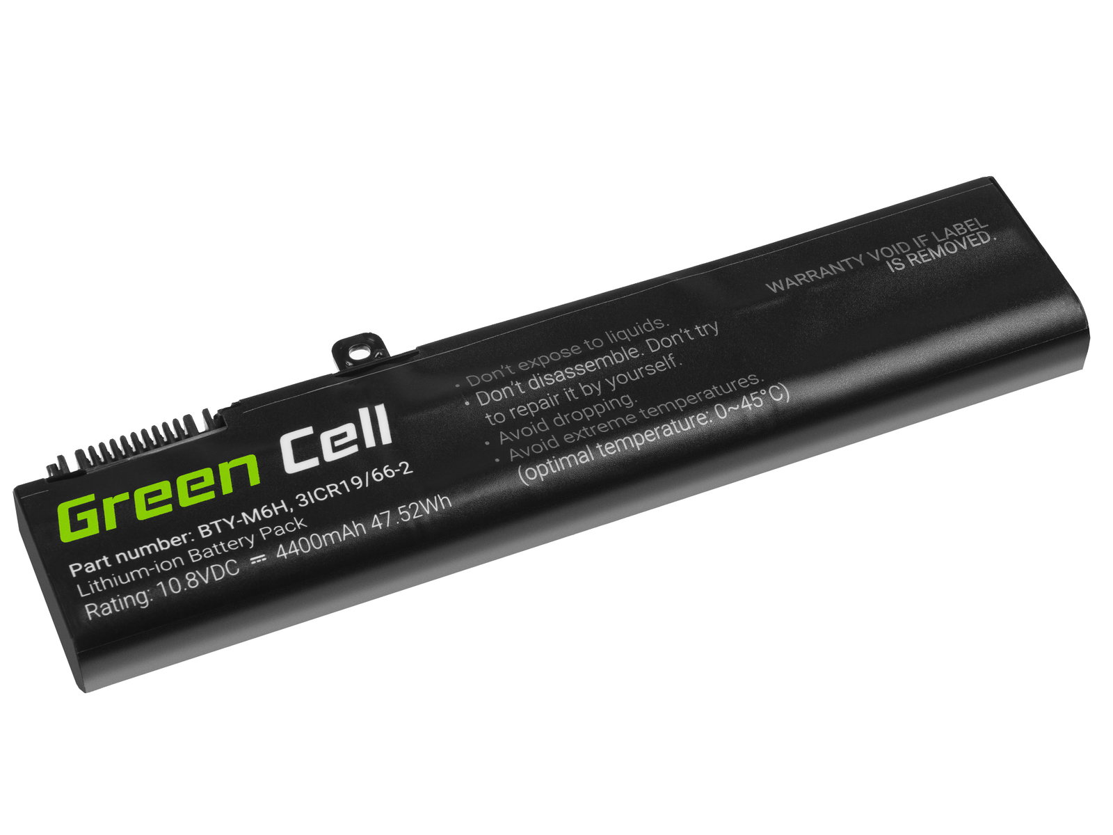 Greencell Laptop Battery BTY-M6H for MSI GE62 GE63 GE72 GE73 GE75 10.8V 4400mAh