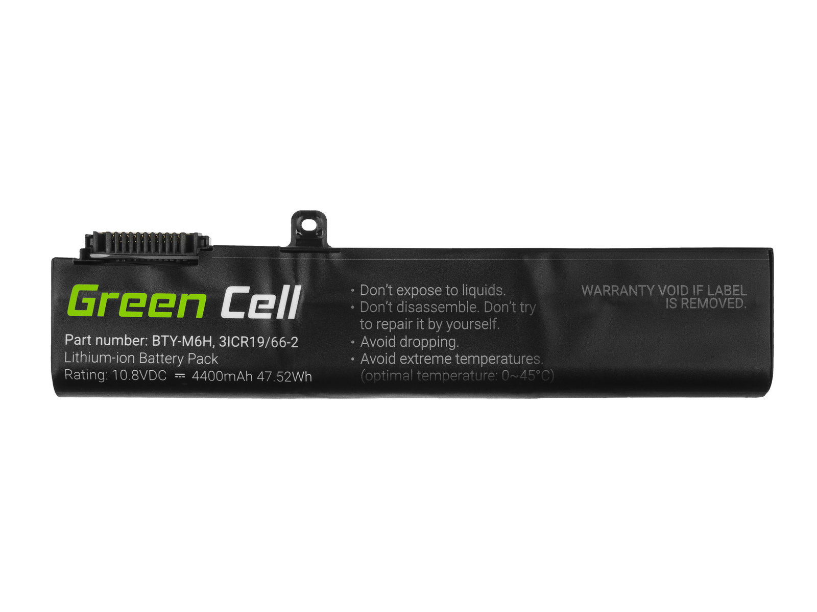 Greencell Laptop Battery BTY-M6H for MSI GE62 GE63 GE72 GE73 GE75 10.8V 4400mAh