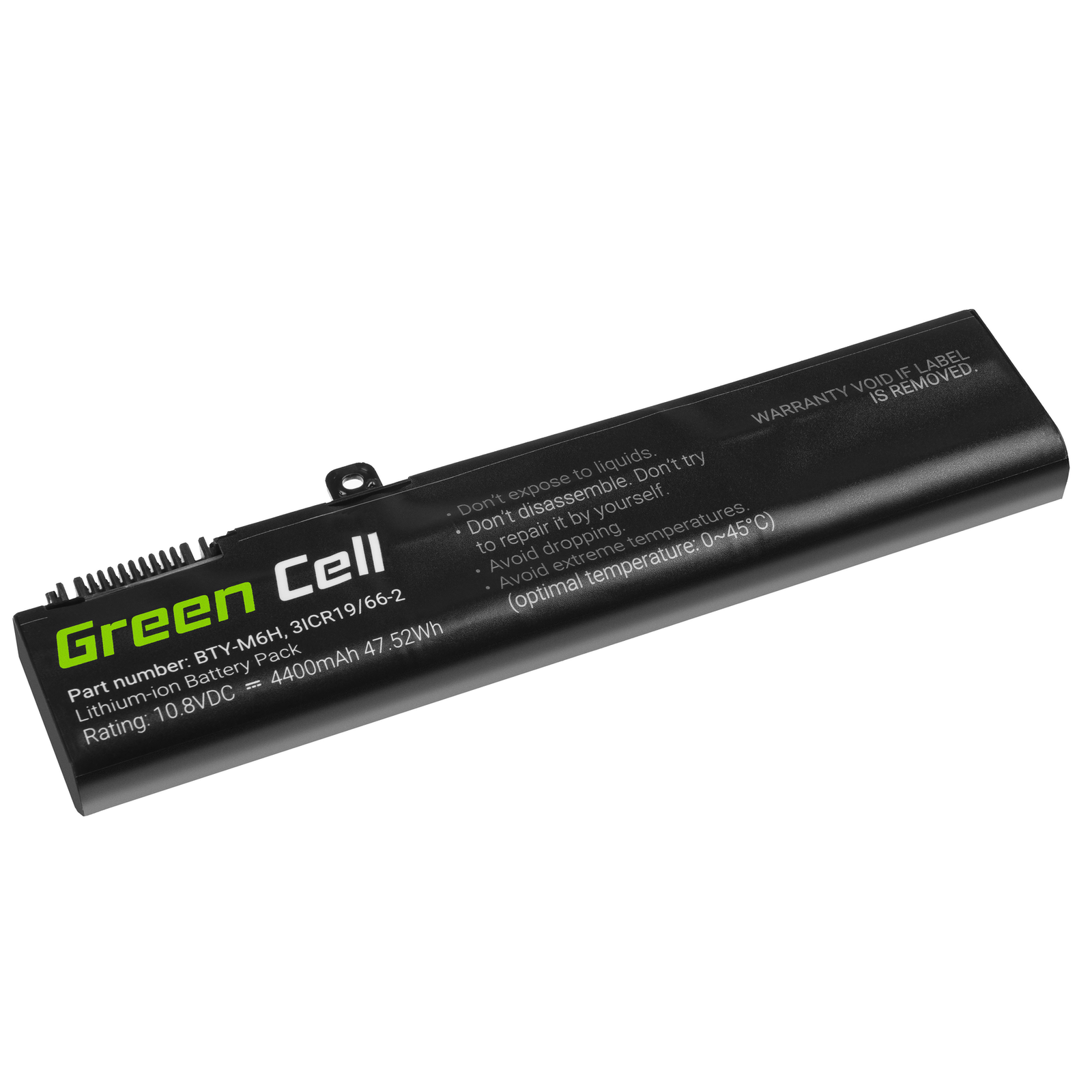 Greencell Laptop Battery BTY-M6H for MSI GE62 GE63 GE72 GE73 GE75 10.8V 4400mAh