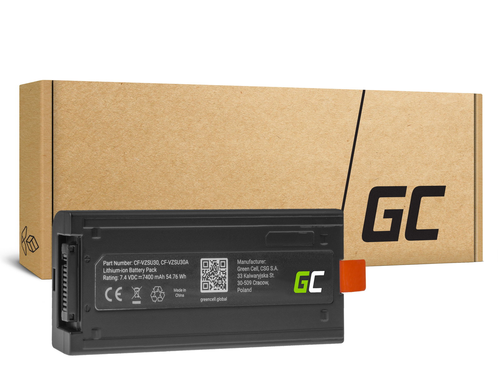 Greencell Laptop Battery for Panasonic Toughbook CF 18 7.6V 7400mAh