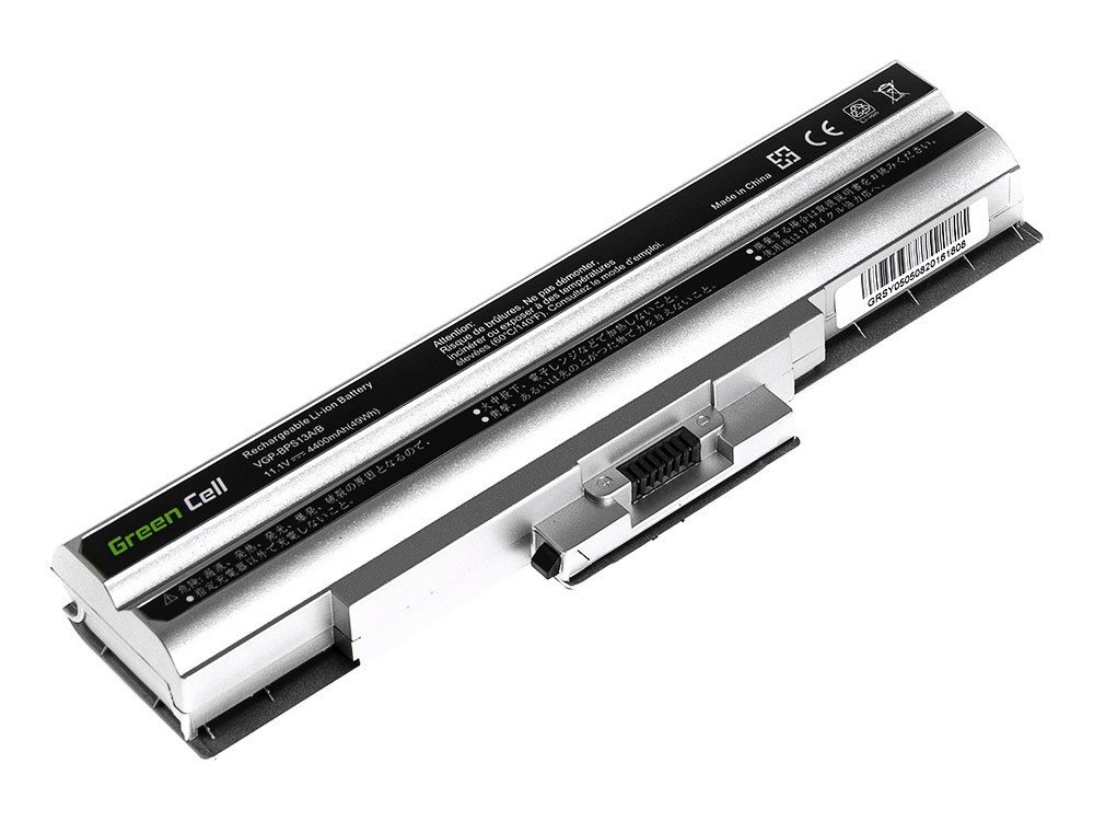 Greencell Laptop Battery for Sony Vaio VGP-BPS13 VGP-BPS21 (silver) 11.1V 4400mAh
