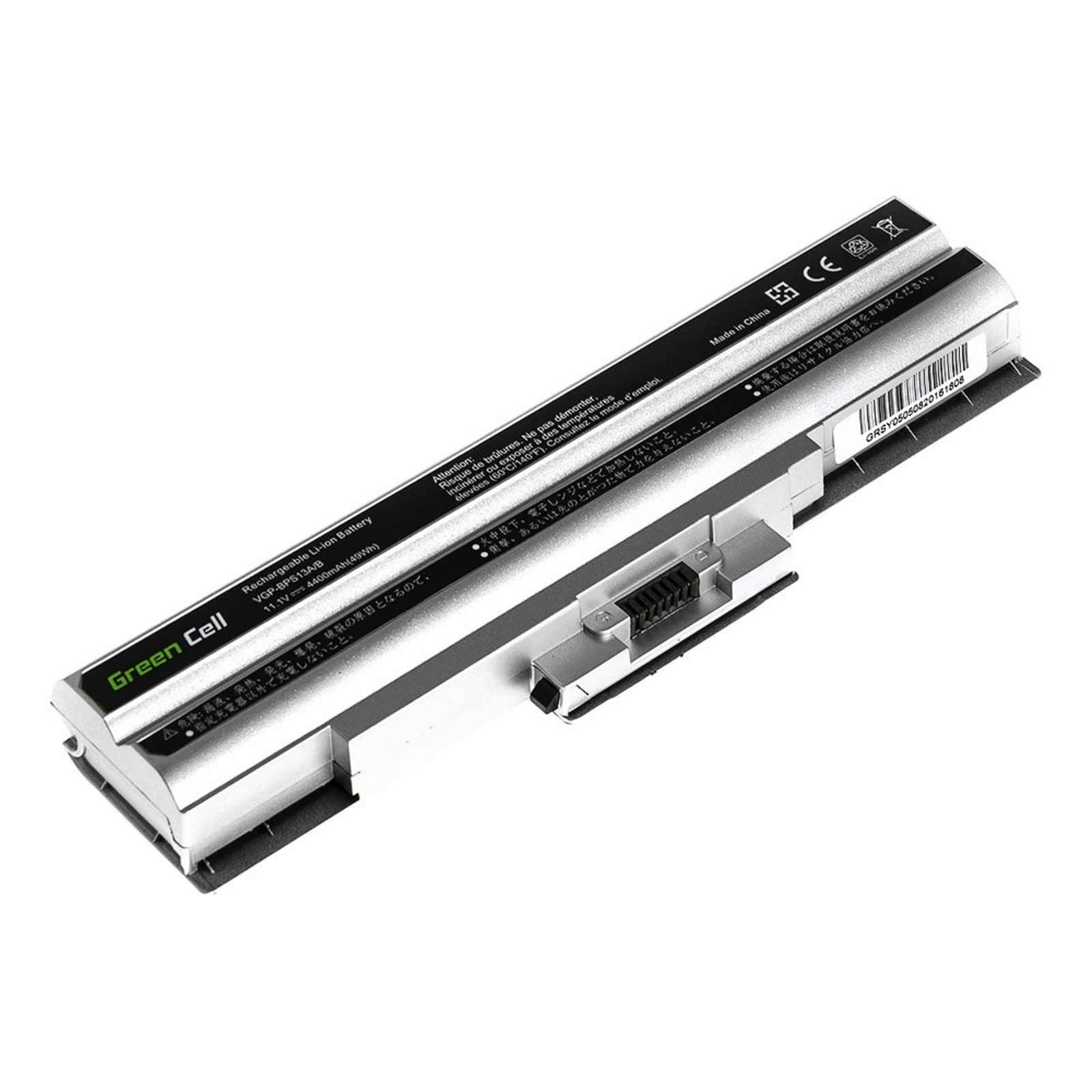 Greencell Laptop Battery for Sony Vaio VGP-BPS13 VGP-BPS21 (silver) 11.1V 4400mAh
