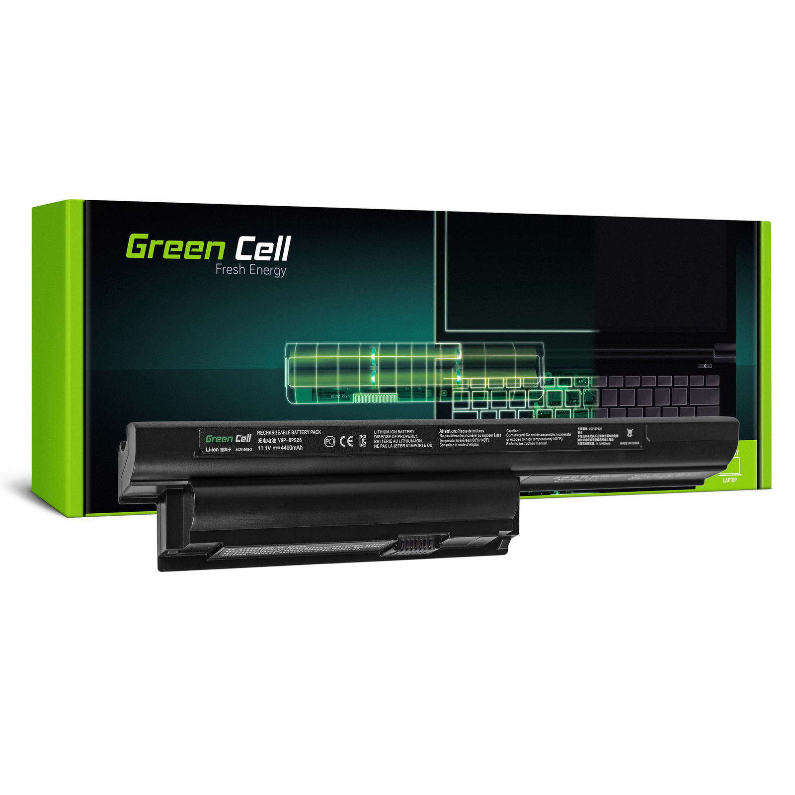 Greencell Laptop Battery for Sony Vaio 11.1V 4400mAh