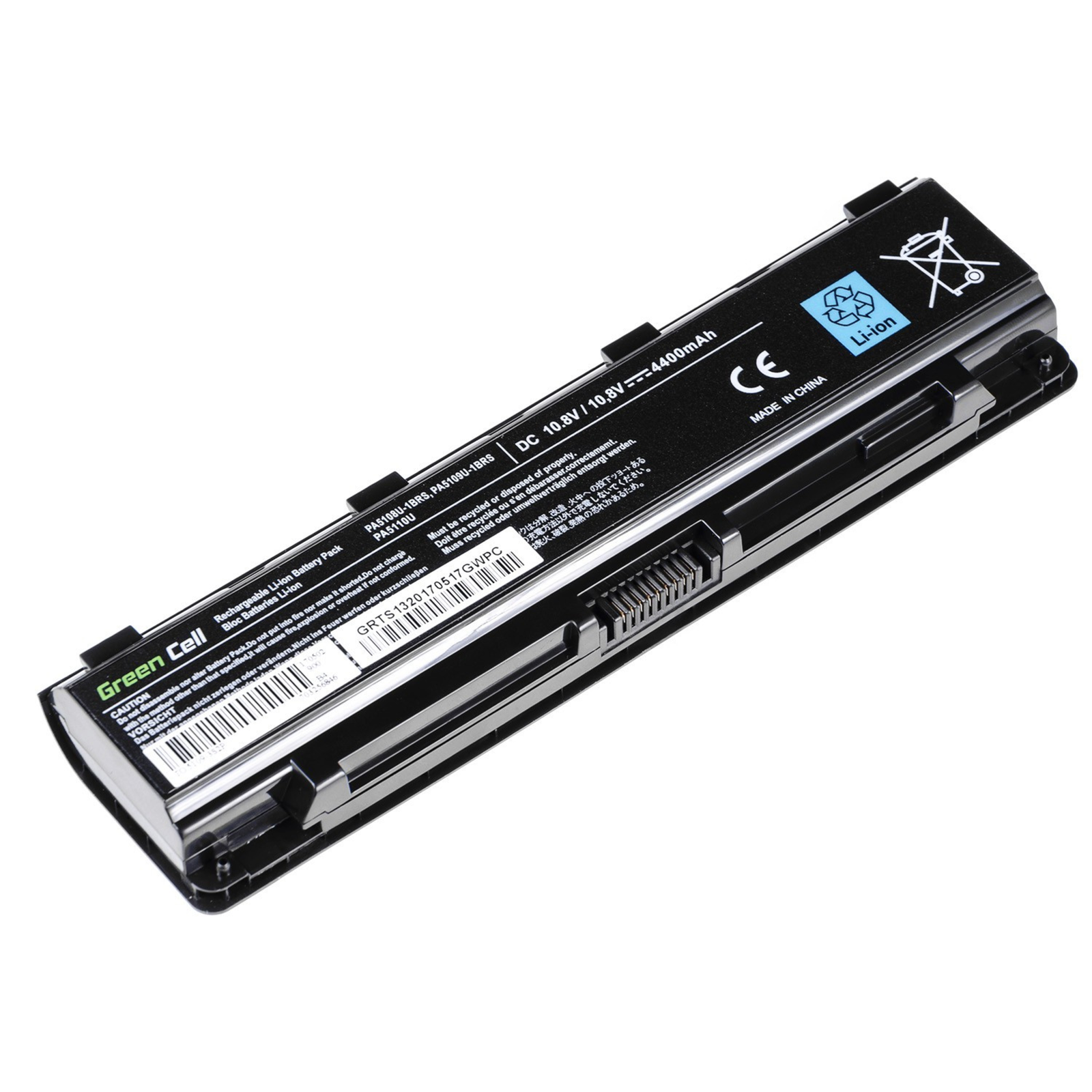 Greencell Laptop Battery for Toshiba Satellite C50 C55 C70 11.1V 4400mAh