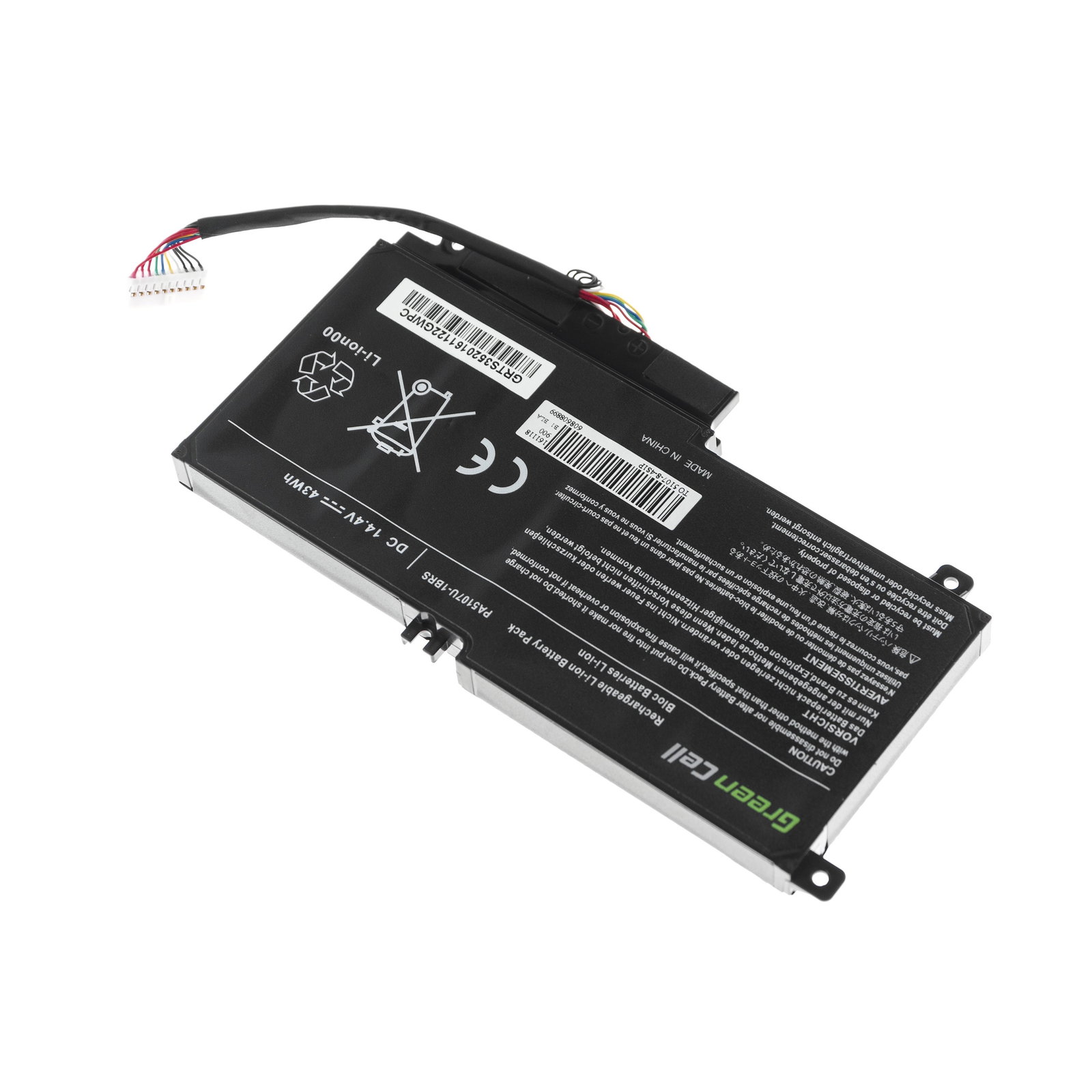 Greencell Laptop Battery for Toshiba Satellite L50-A L50-A-19N L50 14.4V 2838mAh