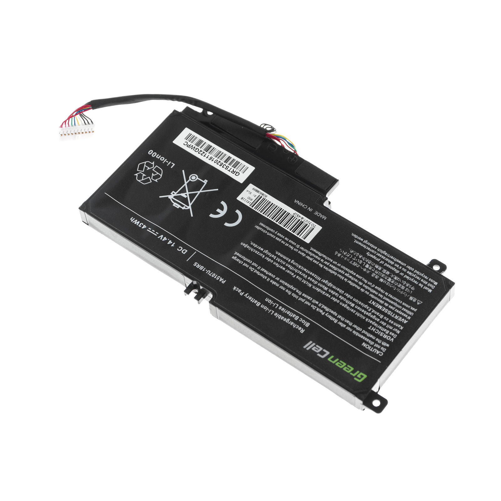 Greencell Laptop Battery for Toshiba Satellite L50-A L50-A-19N L50 14.4V 2838mAh