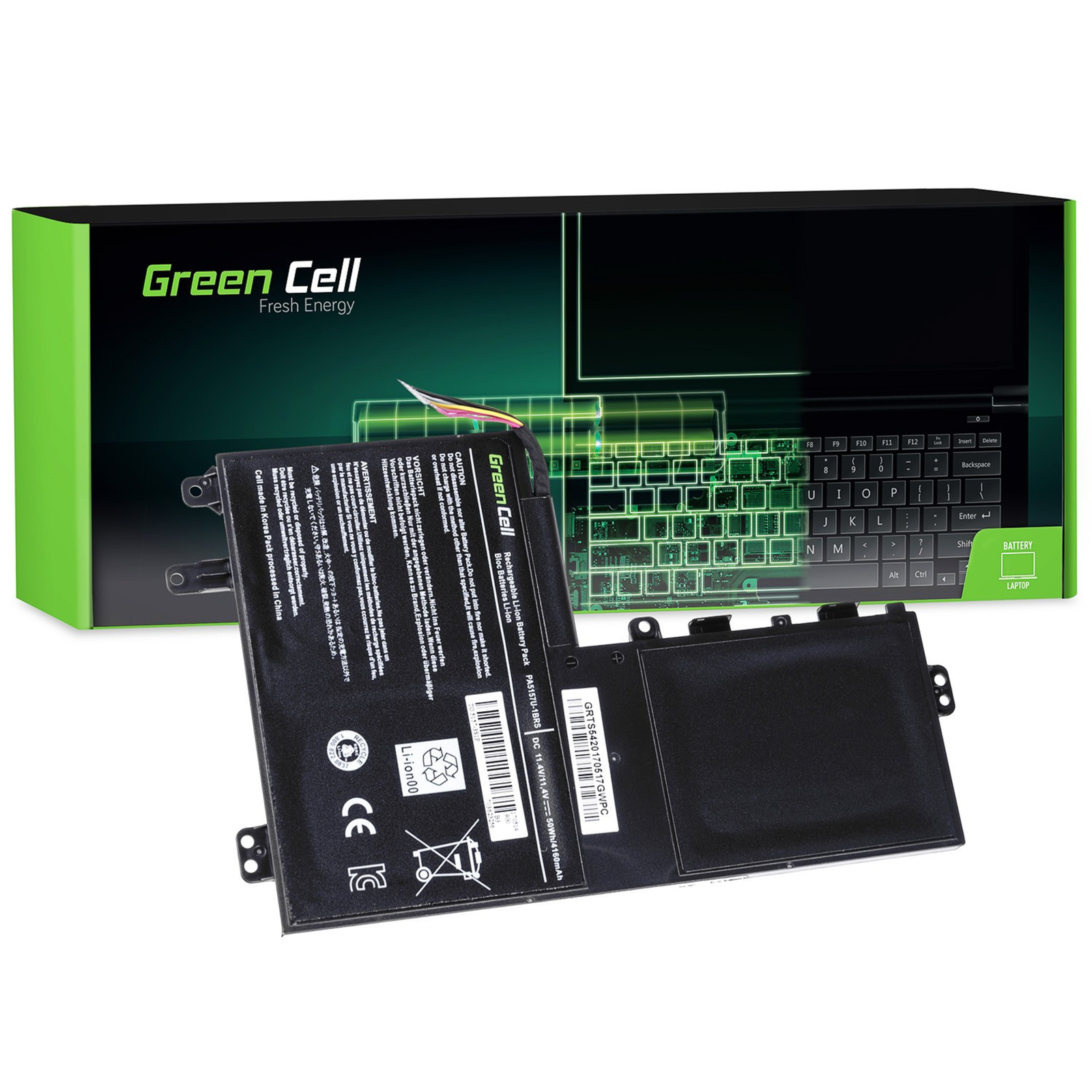 Greencell Laptop Battery for Toshiba Satellite U940 U40t U50t M50-A 11.4V 3800mAh