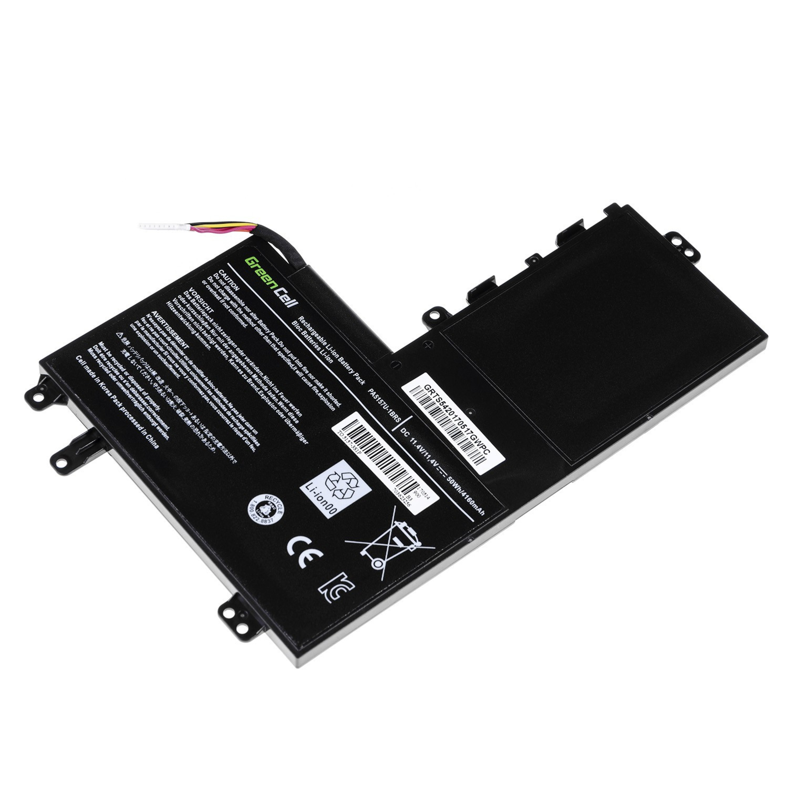 Greencell Laptop Battery for Toshiba Satellite U940 U40t U50t M50-A 11.4V 3800mAh