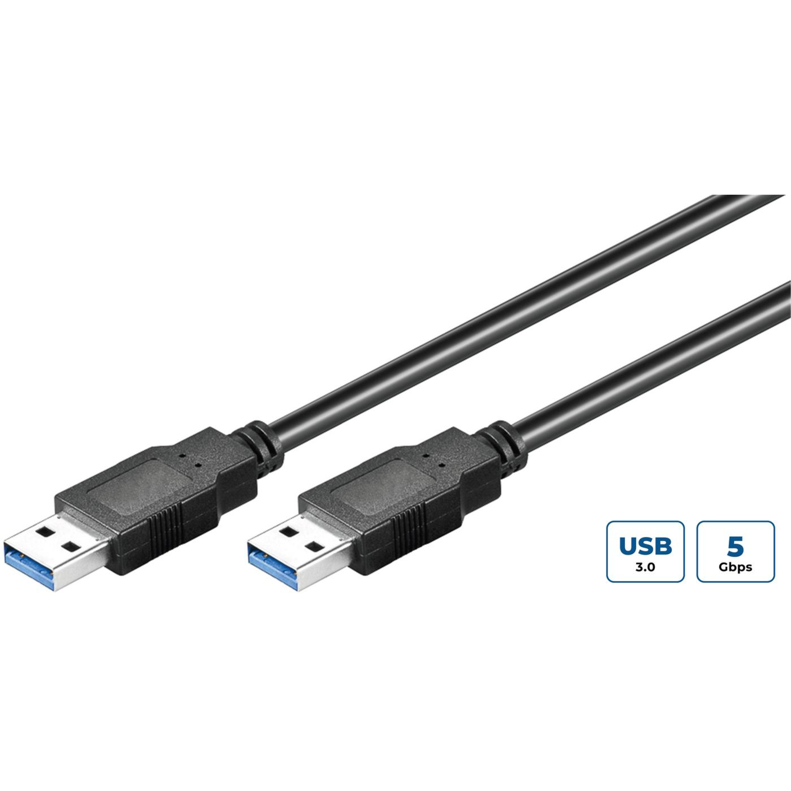 Micro Connect USB3.0 A-A 5m M-M Black