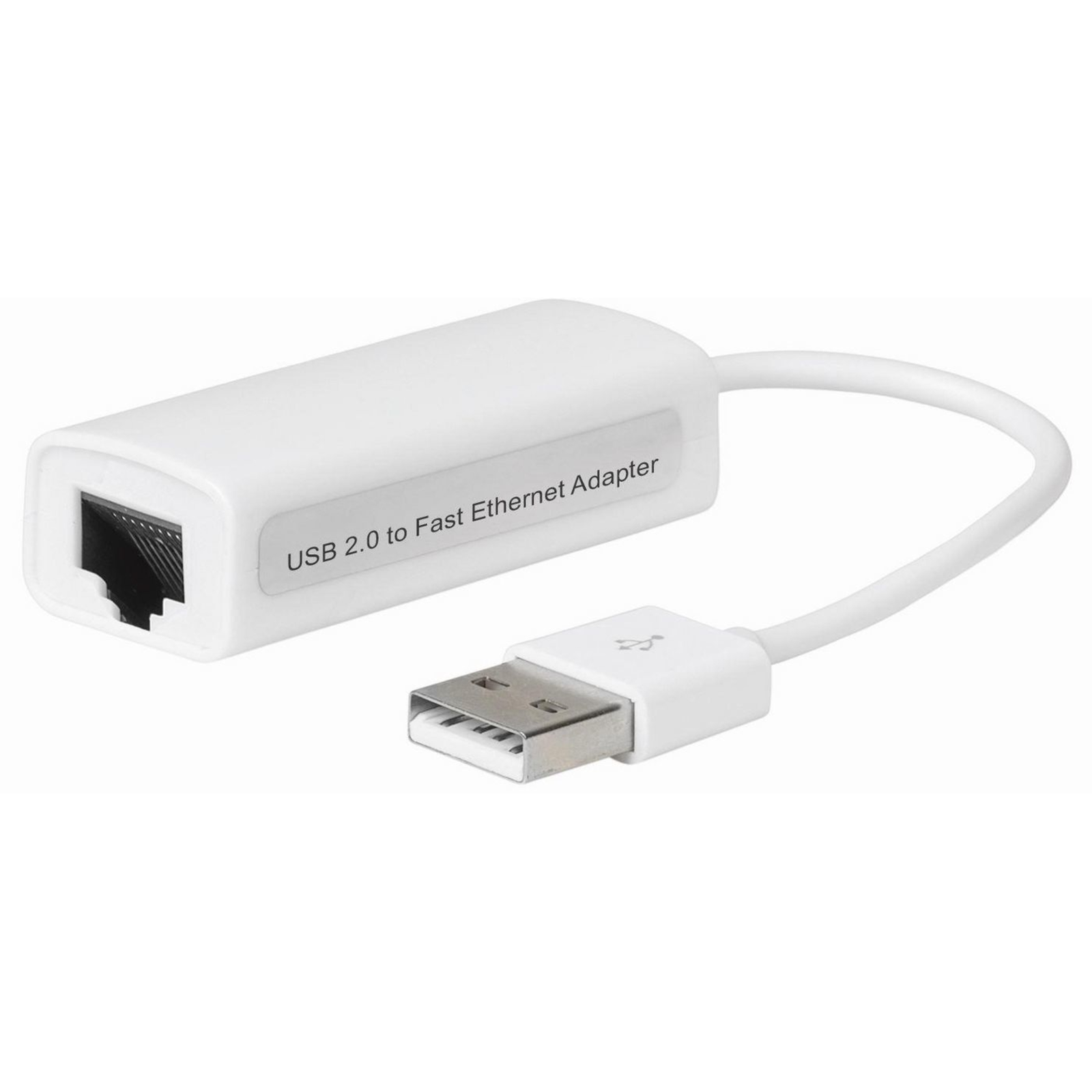 Micro Connect USB2.0 to Ethernet White It Supports Win 7 Vista
