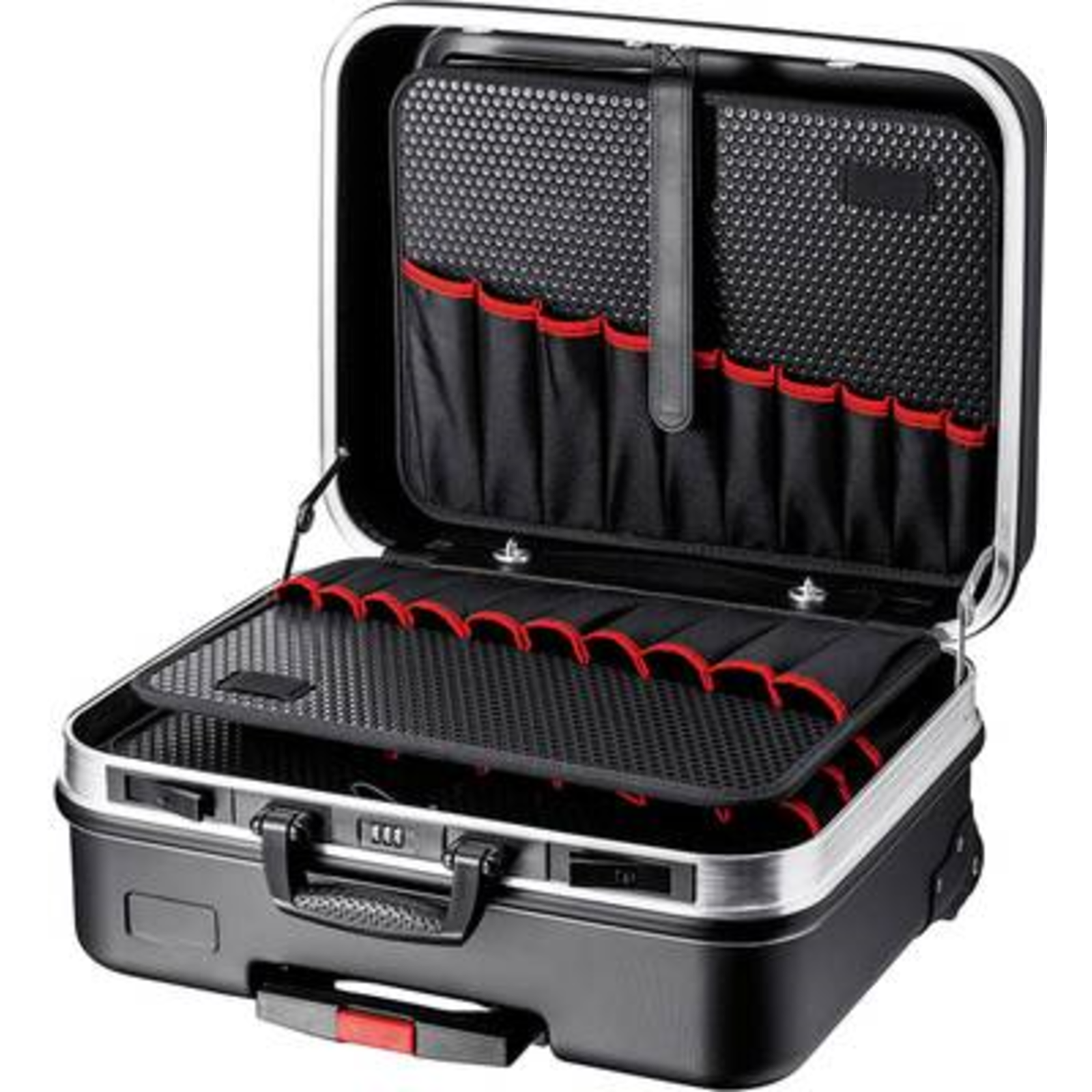 KNIPEX BIG Move Toolbox Acrylonitrile Butadiene Styrene ABS Aluminium Black 33 L 20 Kg Combination