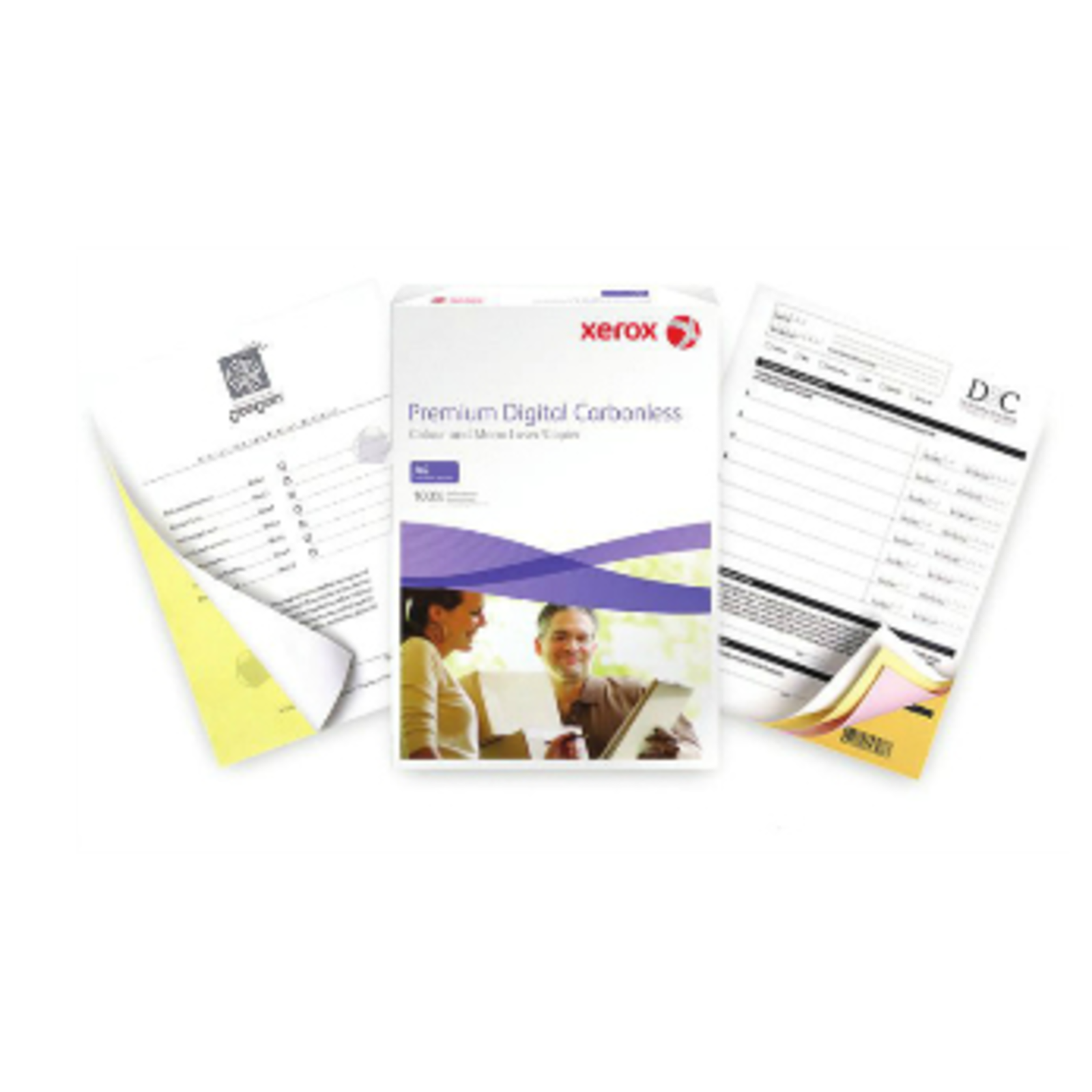 Xerox Carbonless Pre-collated Straight Set White/pink