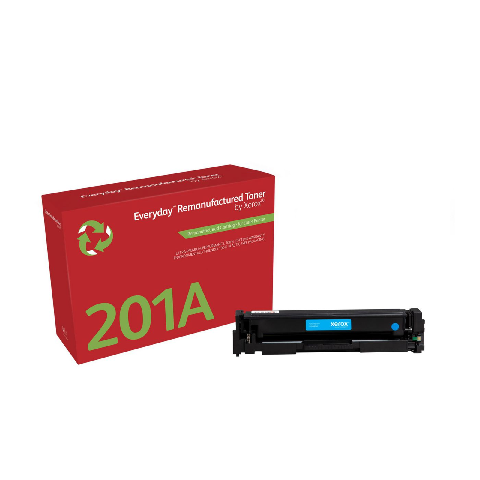 Xerox cyan Compatible Toner Cartridge (Alternative to HP 201A)