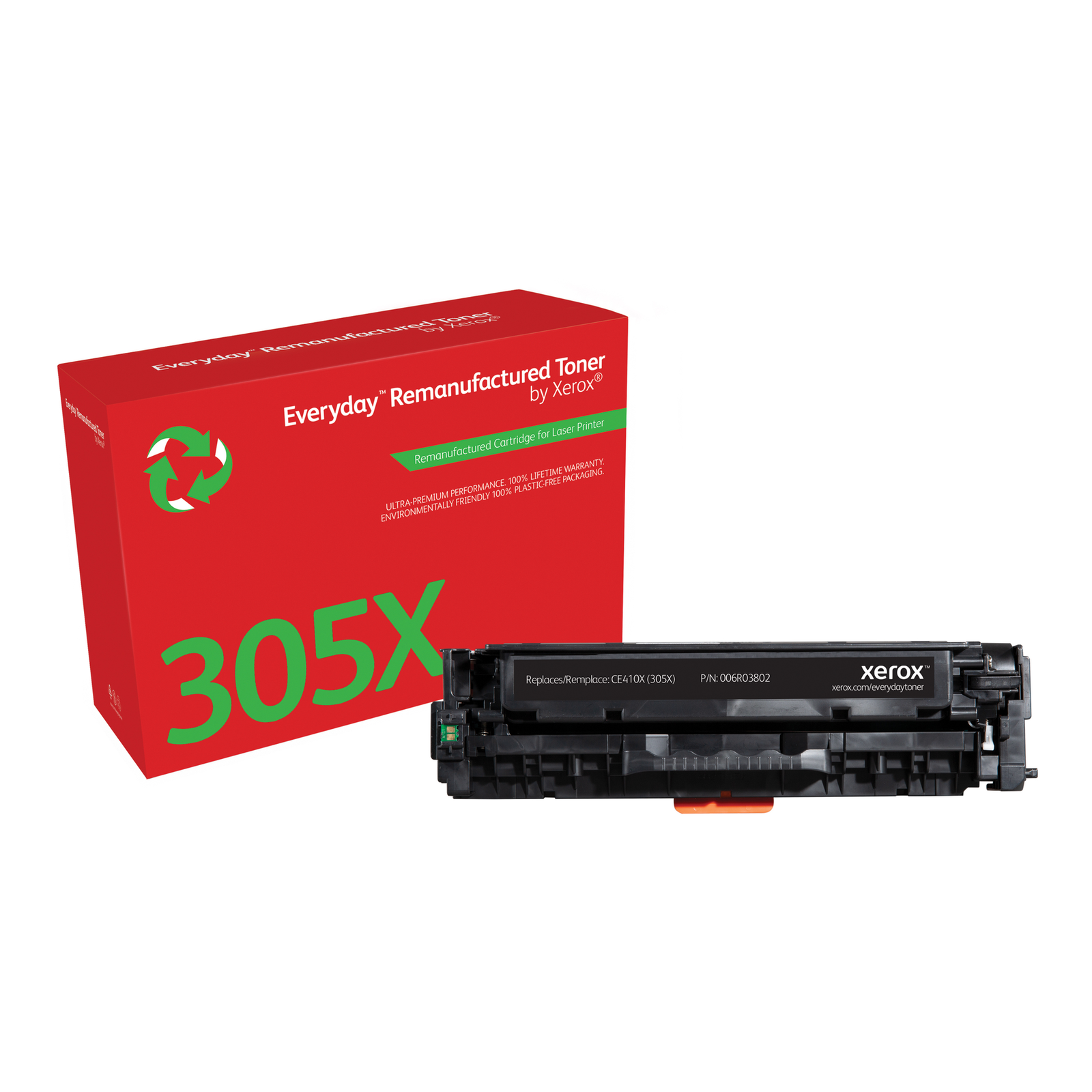 Xerox Everyday Black Toner Compatible with 305X CE410X High Capacity 4000 Pages