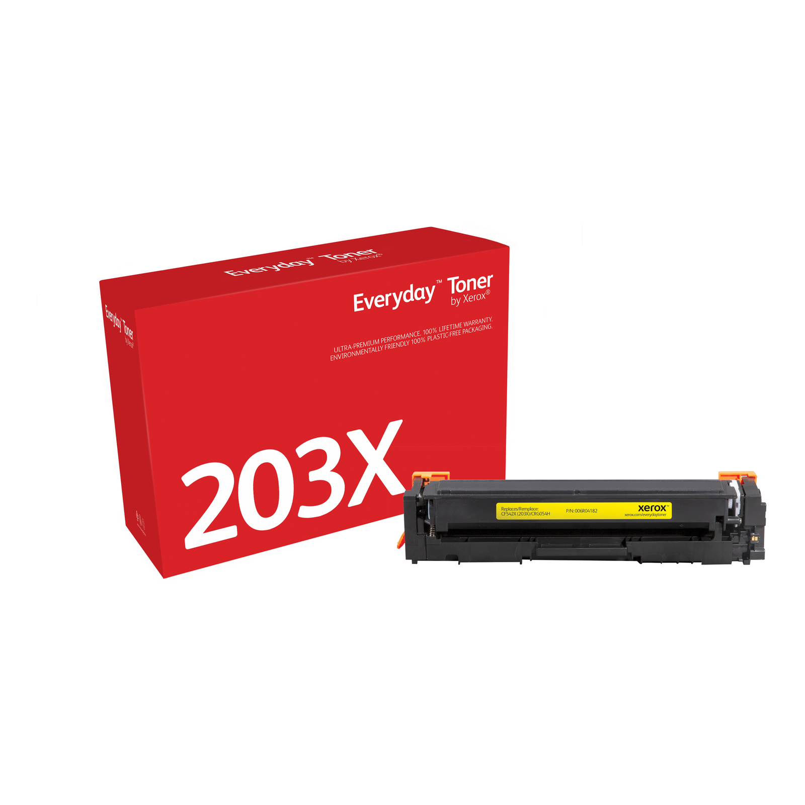 Xerox Toner Everyday Yellow Compatible with 202X CF542X-CRG-054HY High Capacity