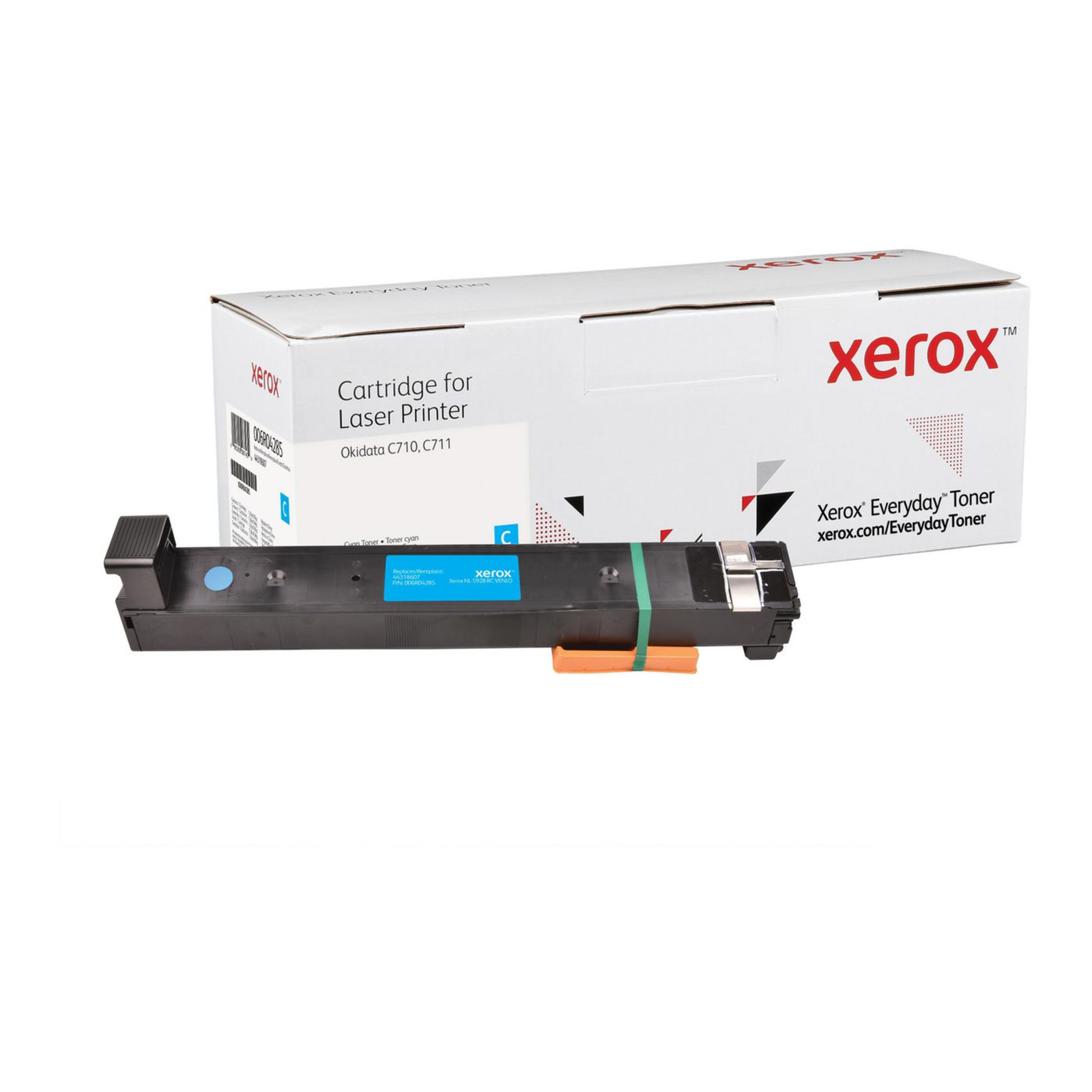 Xerox Everyday Toner Cartridge Compatible with Oki 44318607 cyan