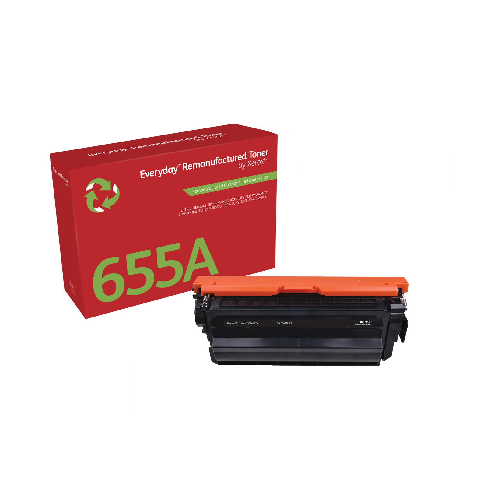 Xerox Toner Everyday 655A CF450A Black Remanufactured