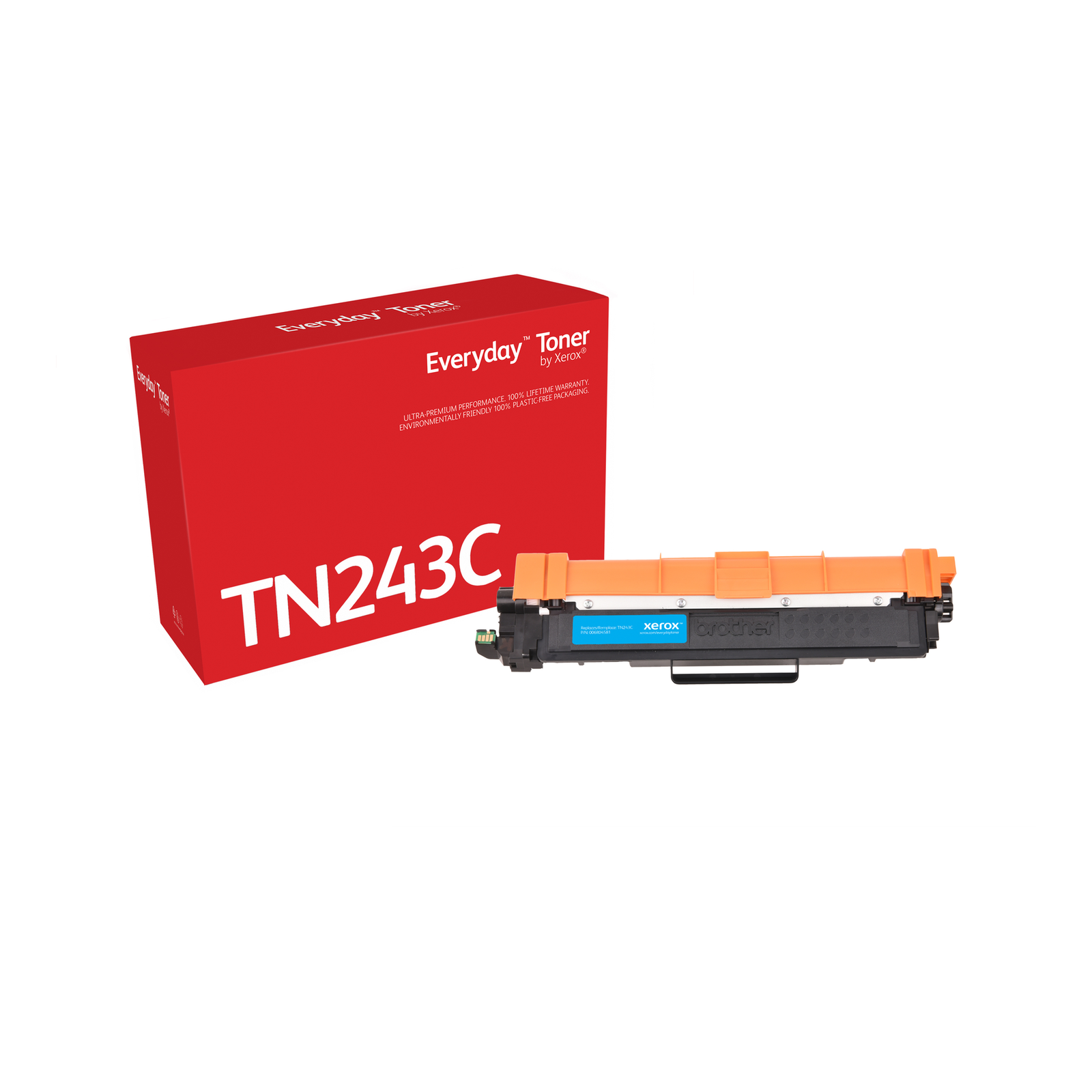 Xerox Everyday cyan Compatible Toner Cartridge Alternative to Bredher TN243C