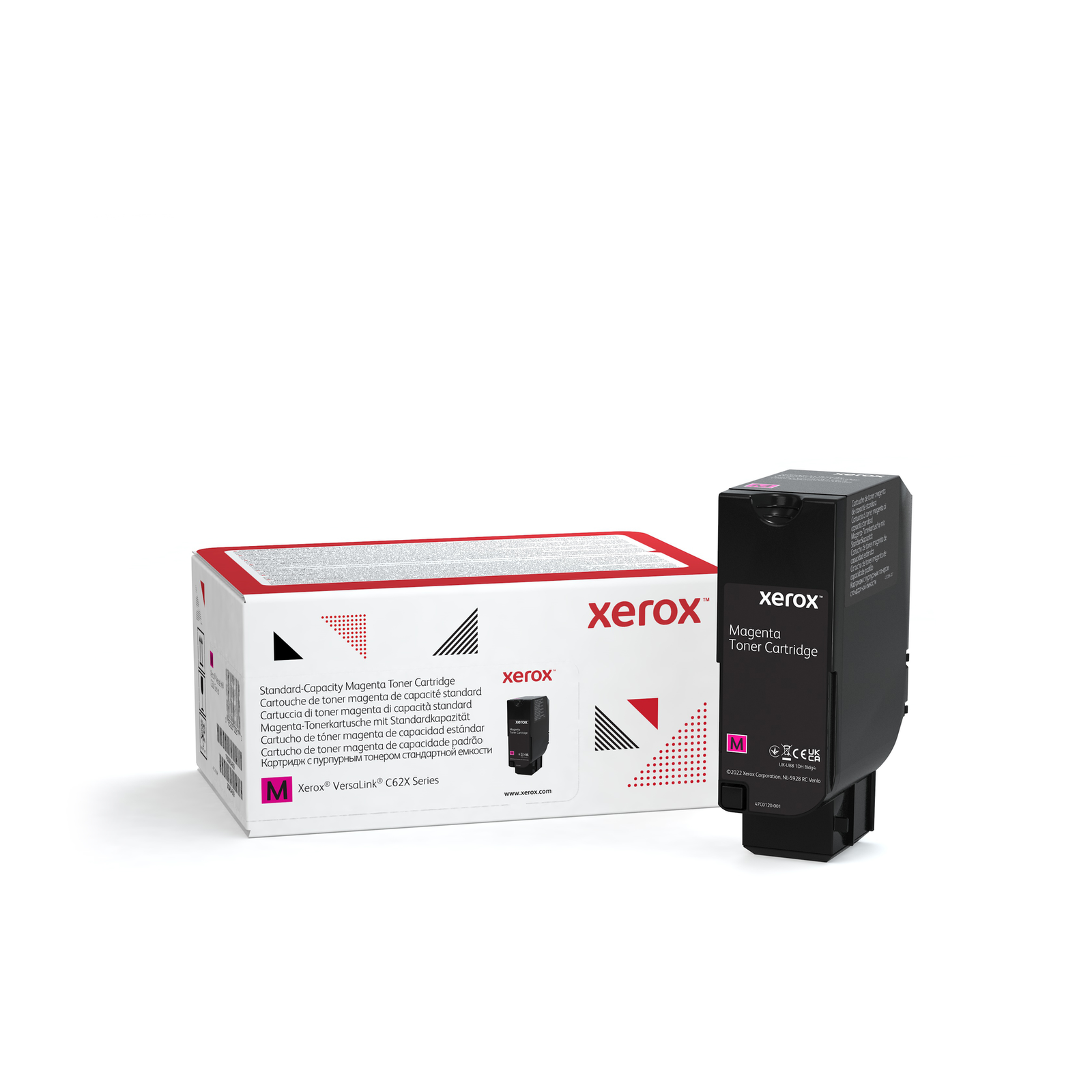 Xerox magenta Original Box Toner Cartridge for VersaLink C625. C625V_DN