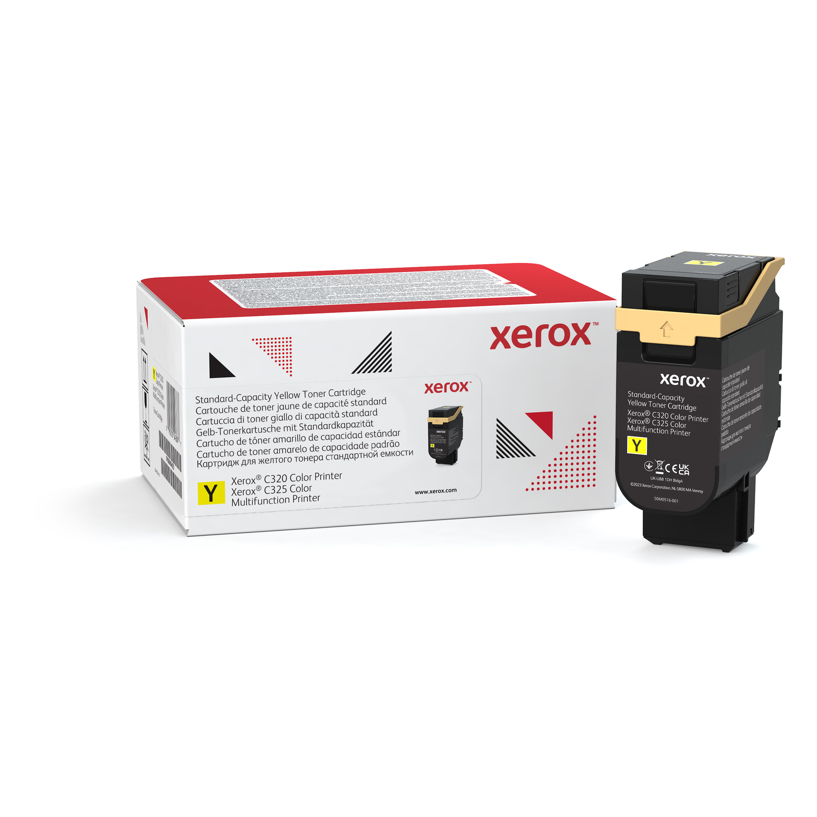 Xerox Yellow Original Box Toner Cartridge for C325