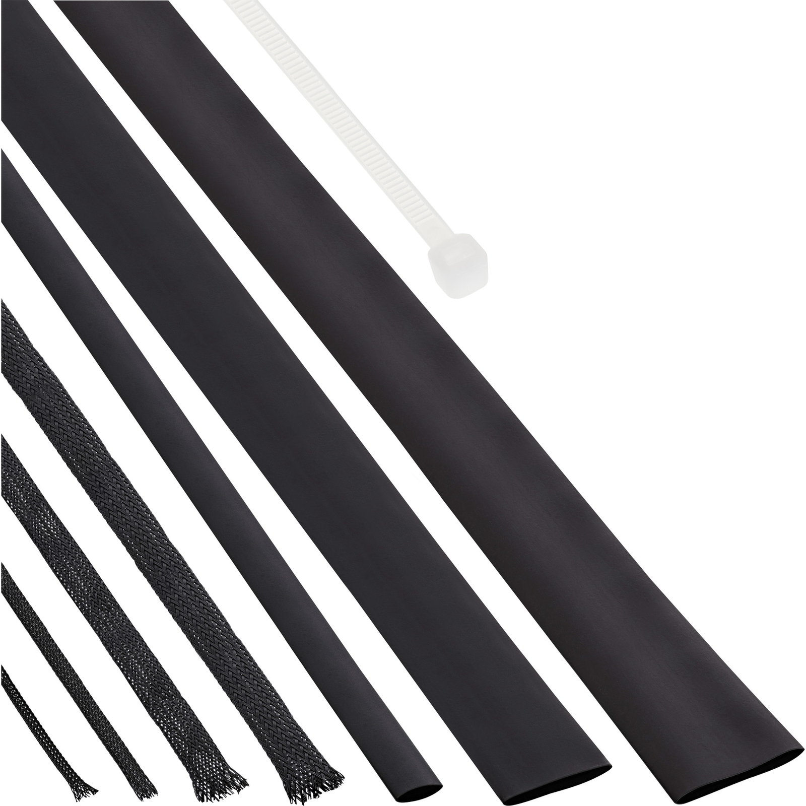 InLine Cable Hose Set Black