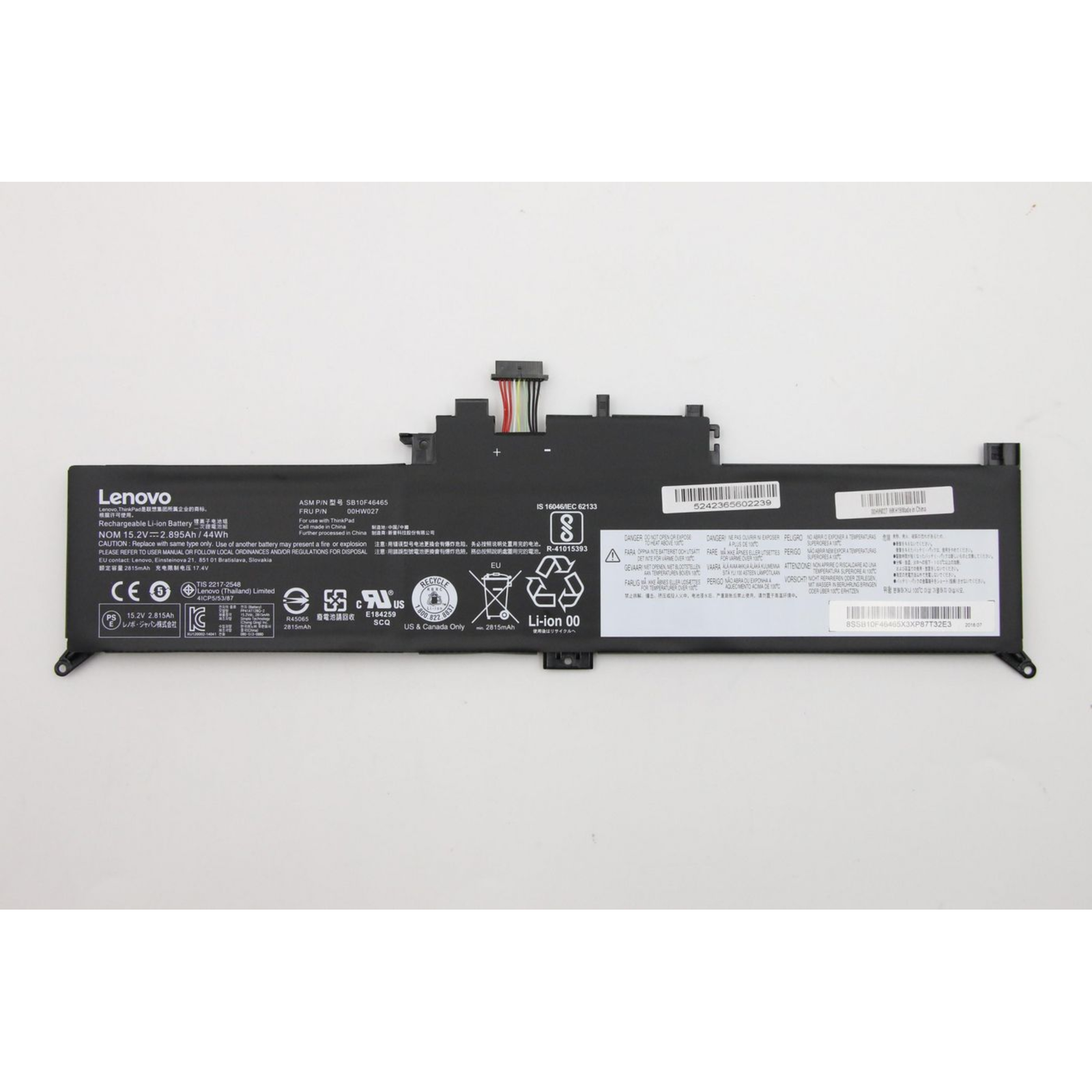 Lenovo BatteRY for THINKPAD 260 15.2V 44WH