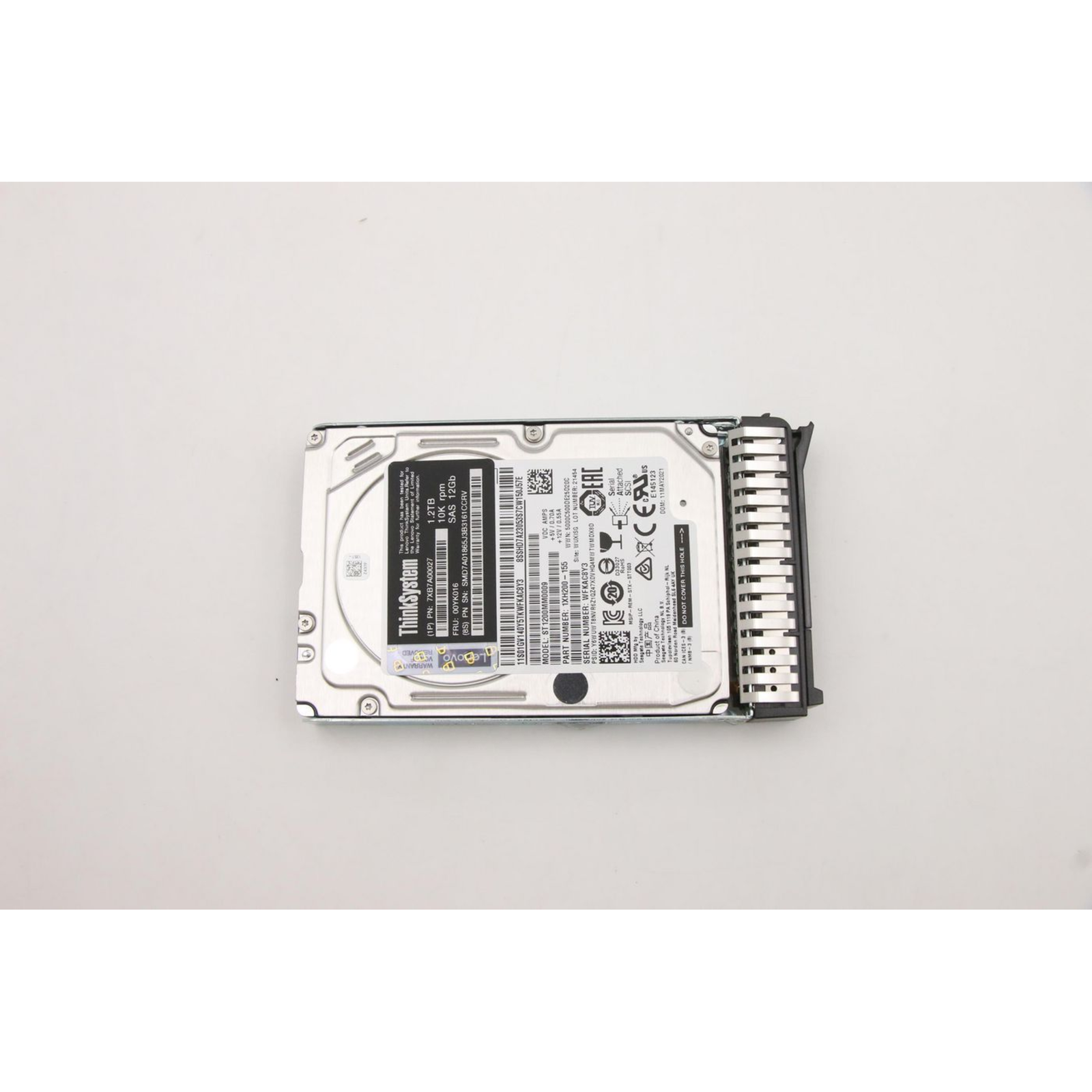 Lenovo ThinkSystem 2.5in 1.2TB 10K SAS 12Gb Hot Swap 512n HDD