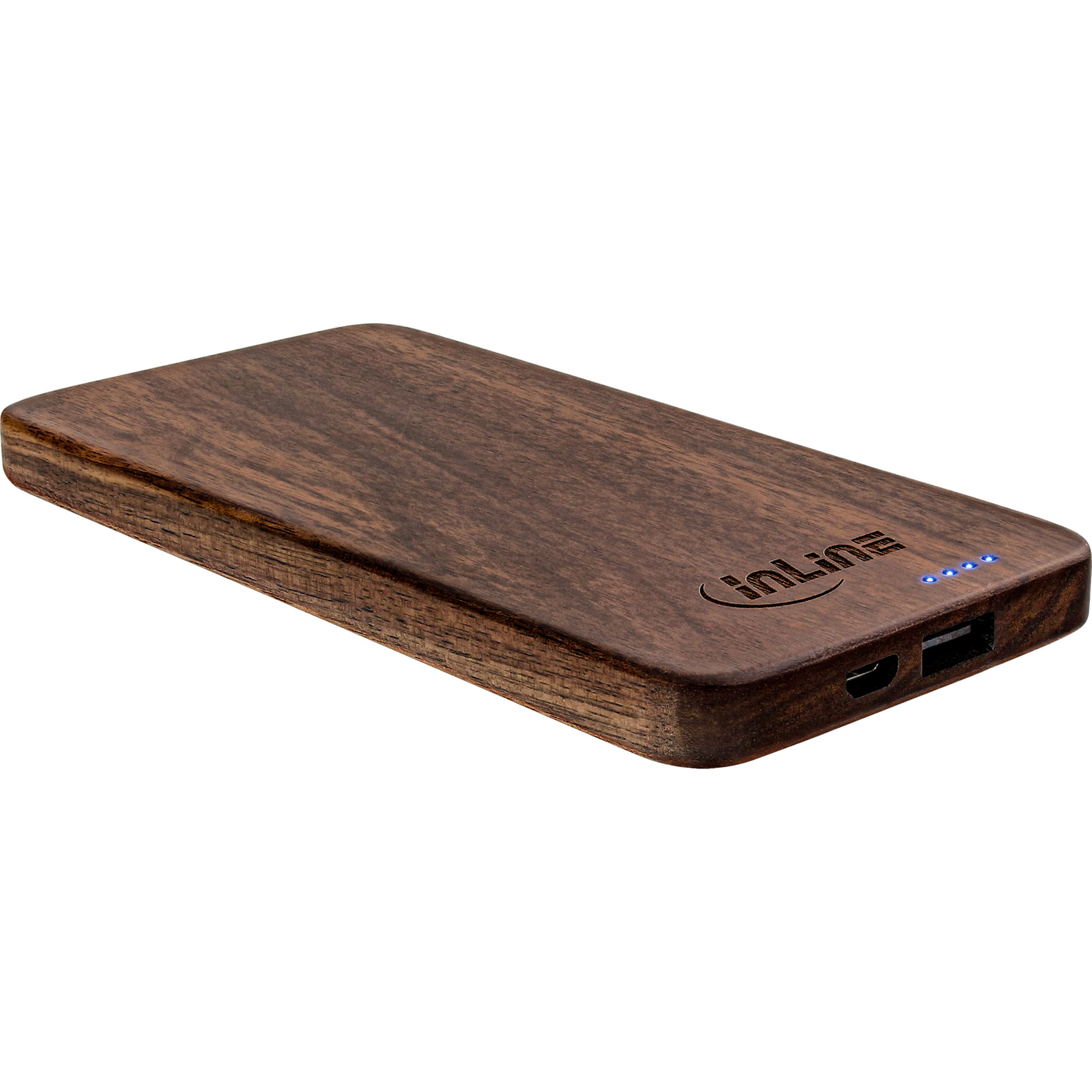 InLine Woodplate Powerbank 5000 MAh 2.1 A (USB)