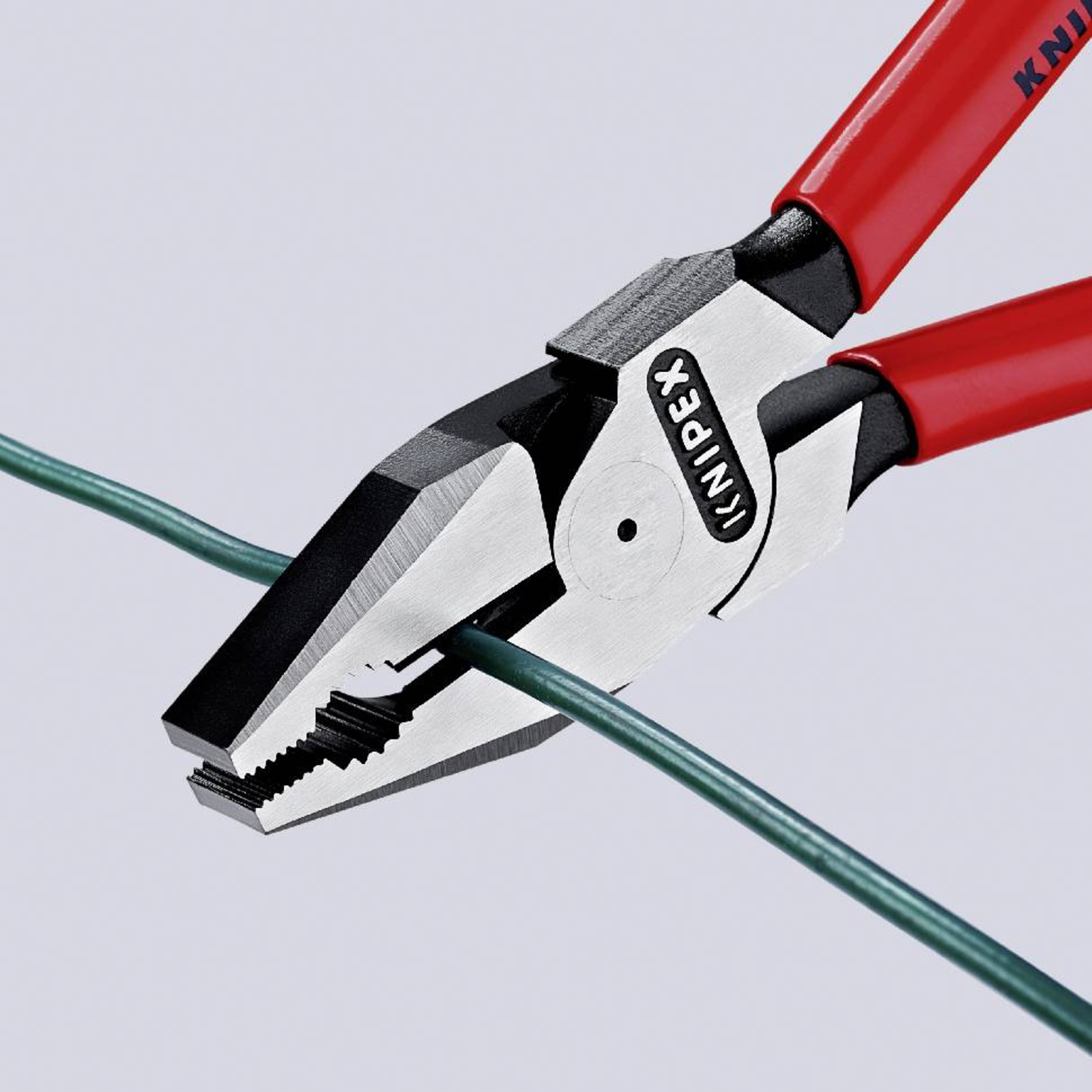 KNIPEX 02 02 180 Inspection Pliers Steel Plastic Blue/red 18 Cm 240 G