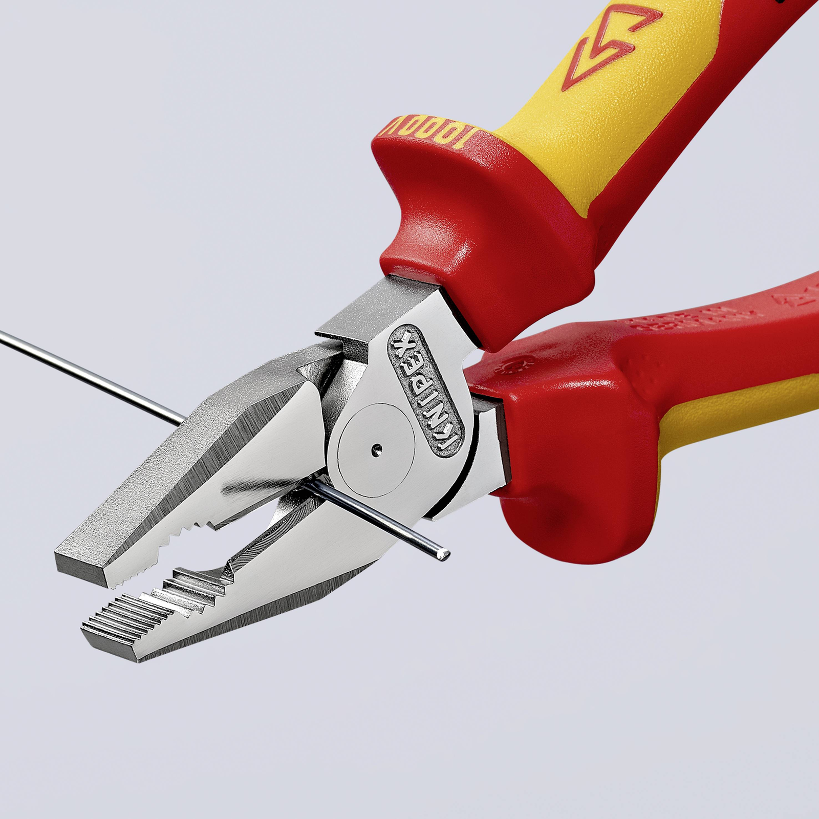KNIPEX 02 06 200 Inspection Pliers 2.5 Cm Steel Plastic Red/orange 20 Cm